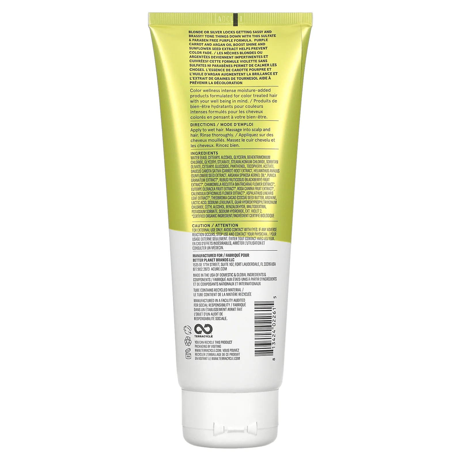 ACURE, Кондиционер для здоровья волос Ionic Blonde Color, 236 мл (8 жидк. Унций)