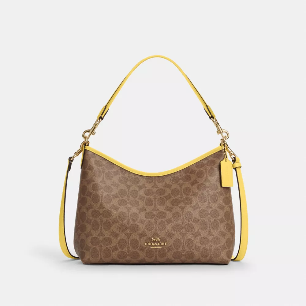 Сумка COACH Laurel Shoulder Bag In Signature Canvas