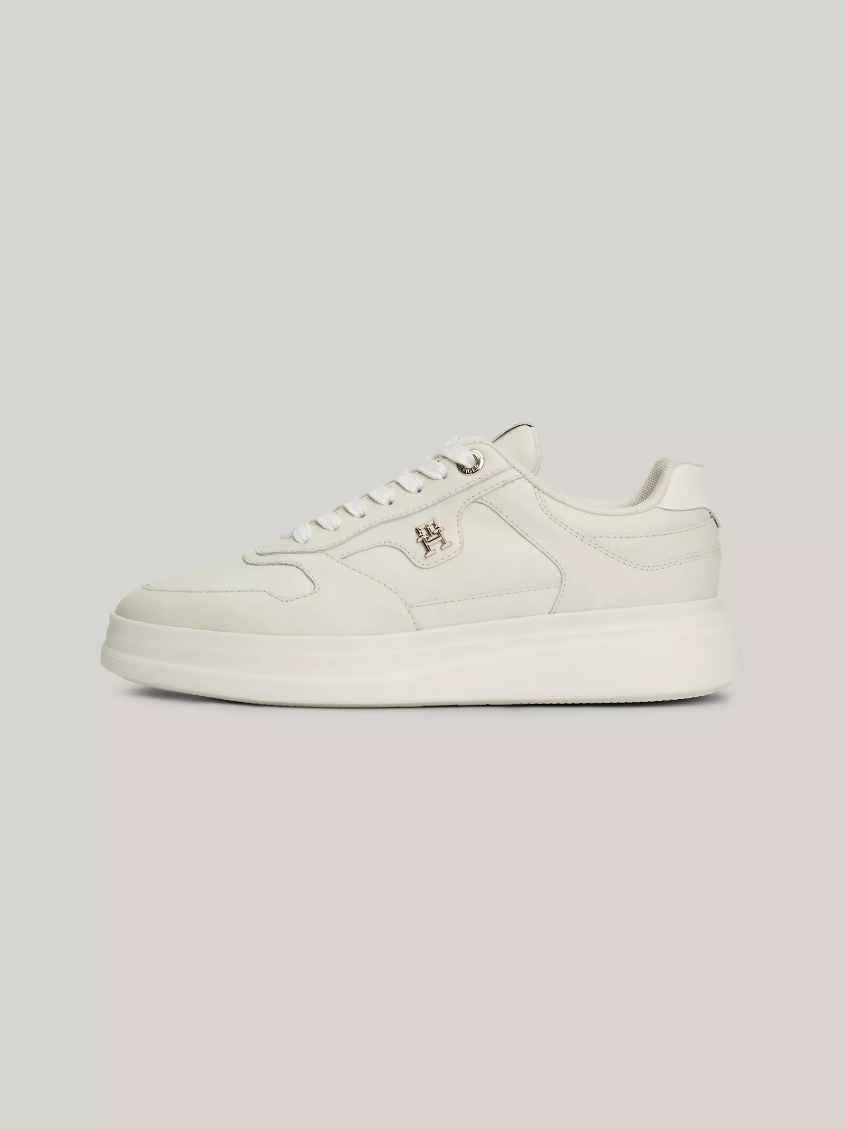 Женские кроссовки Tommy Hilfiger, Роскошные кожаные кеды с заостренным носком