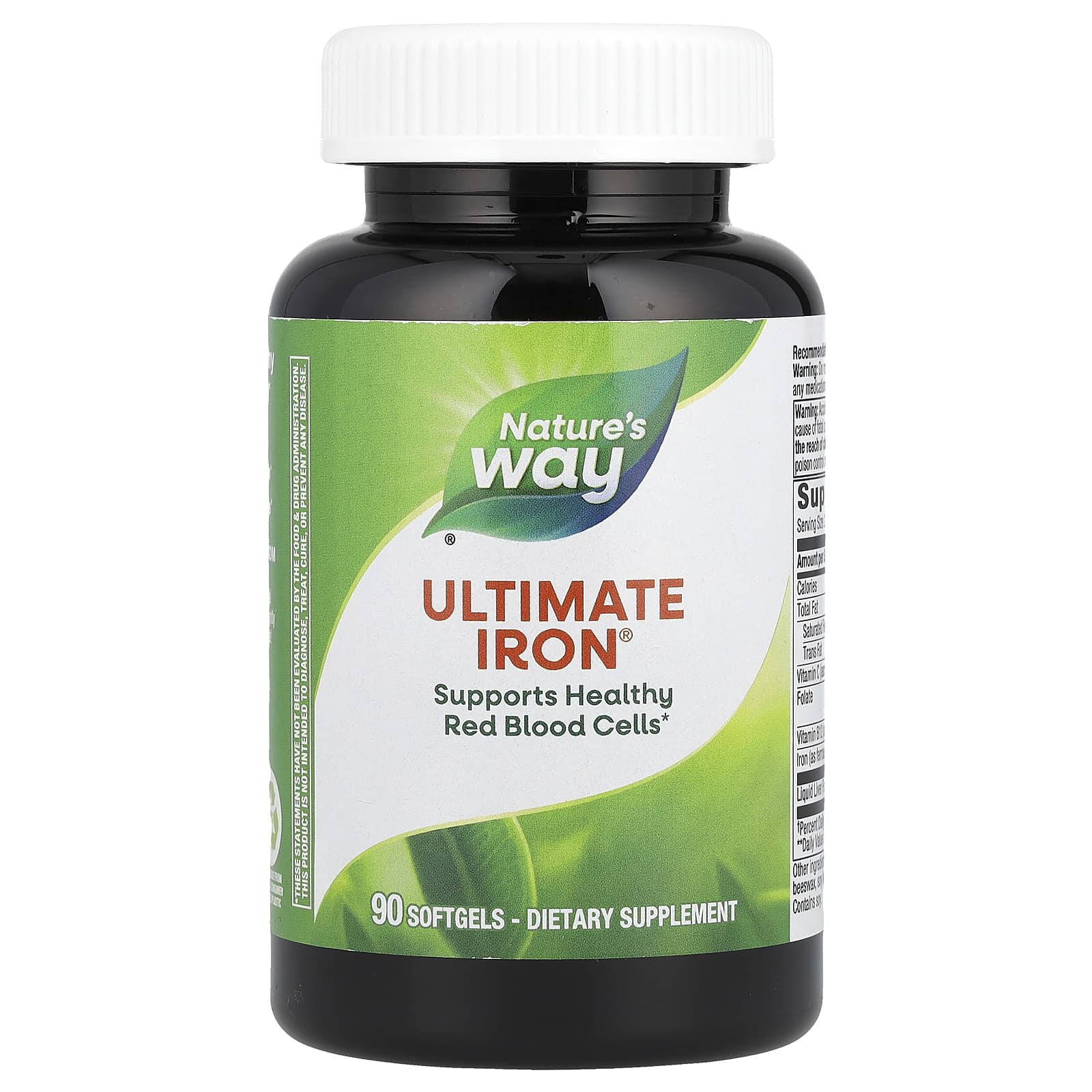 Nature's Way, Ultimate Iron, 90 мягких таблеток