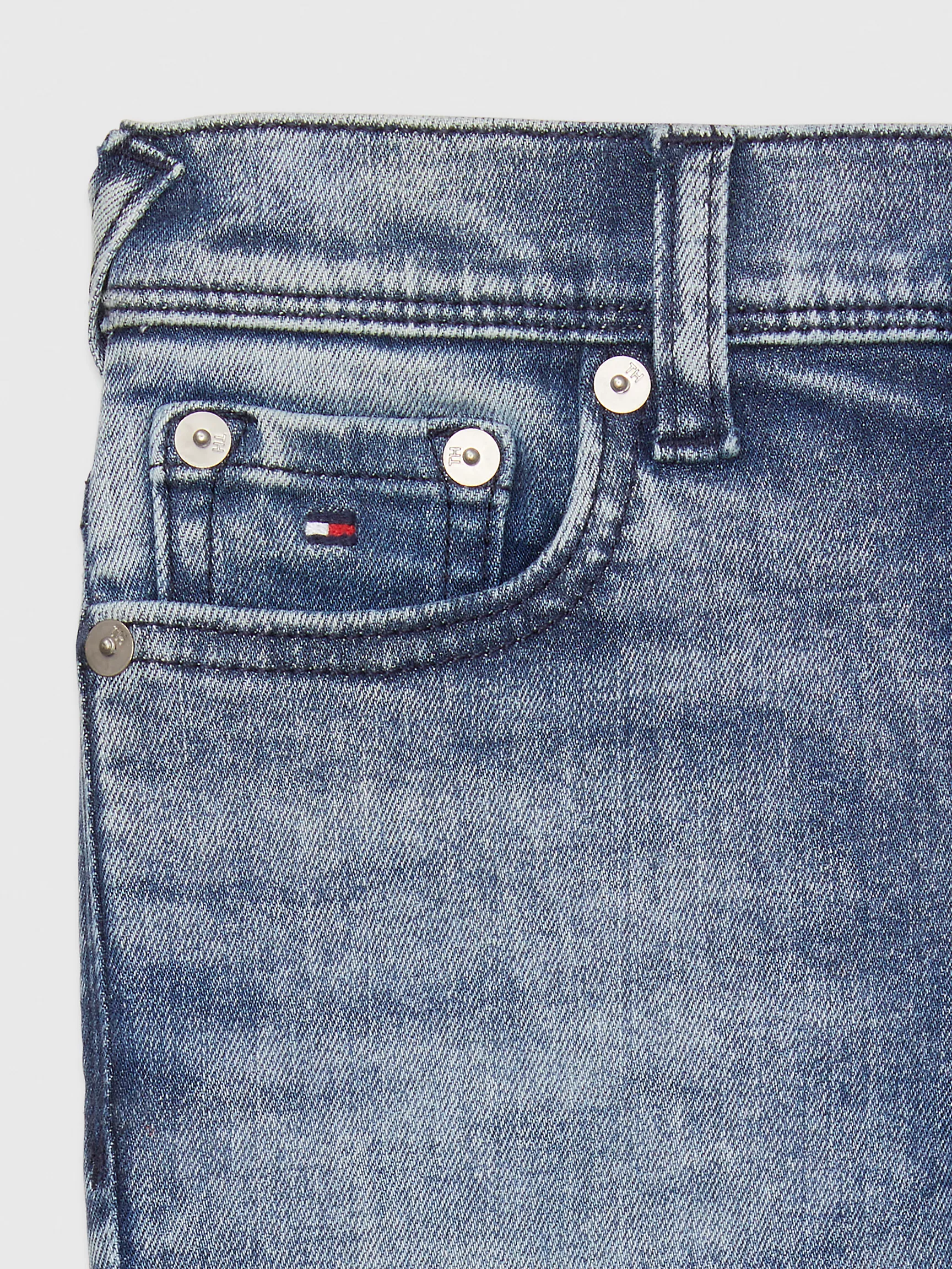 Джинсы для мальчиков Tommy Hilfiger, Детские эластичные джинсы приталенного кроя