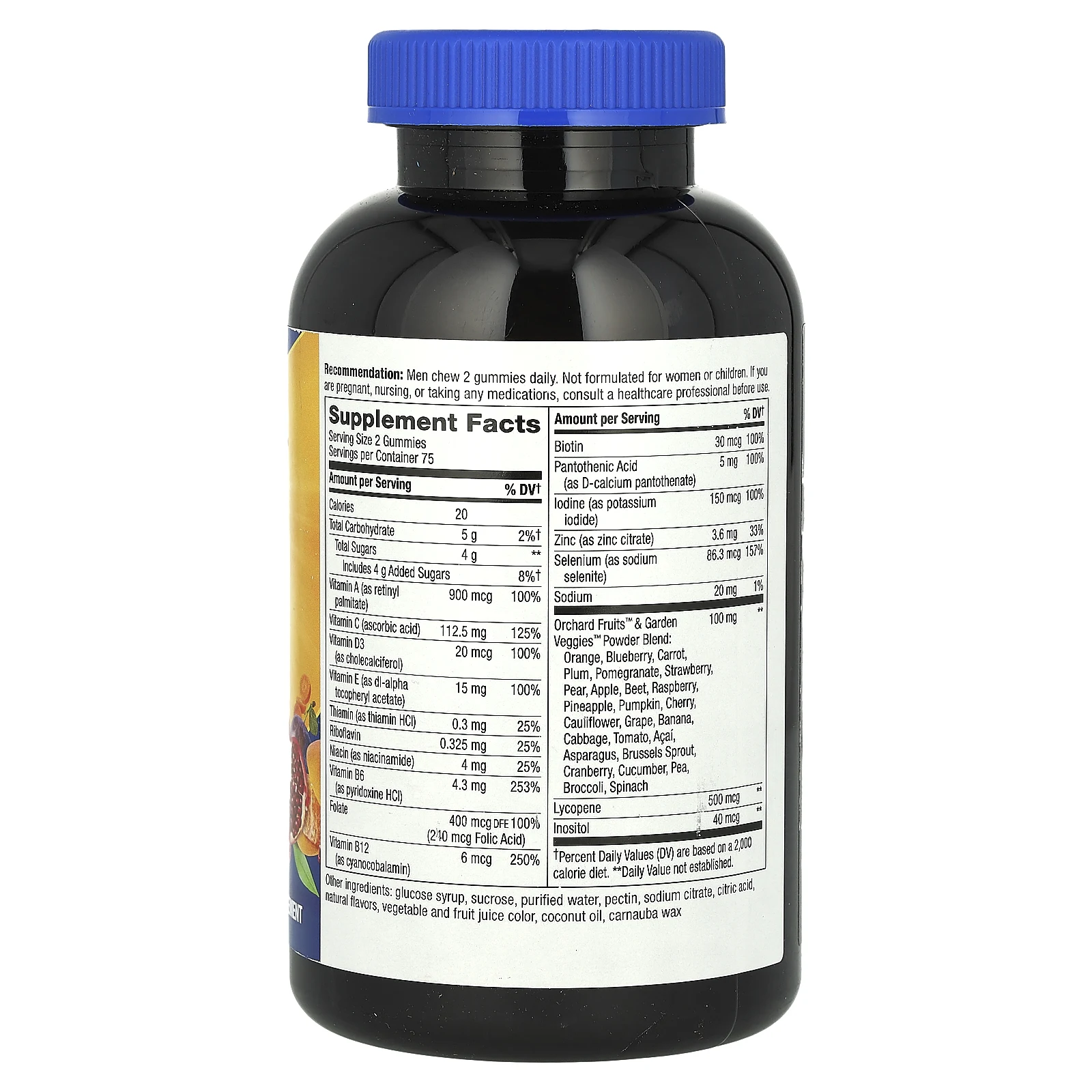 Nature's Way, Alive! жевательные мультивитамины для мужчин, со вкусом фруктов, 150 жевательных таблеток