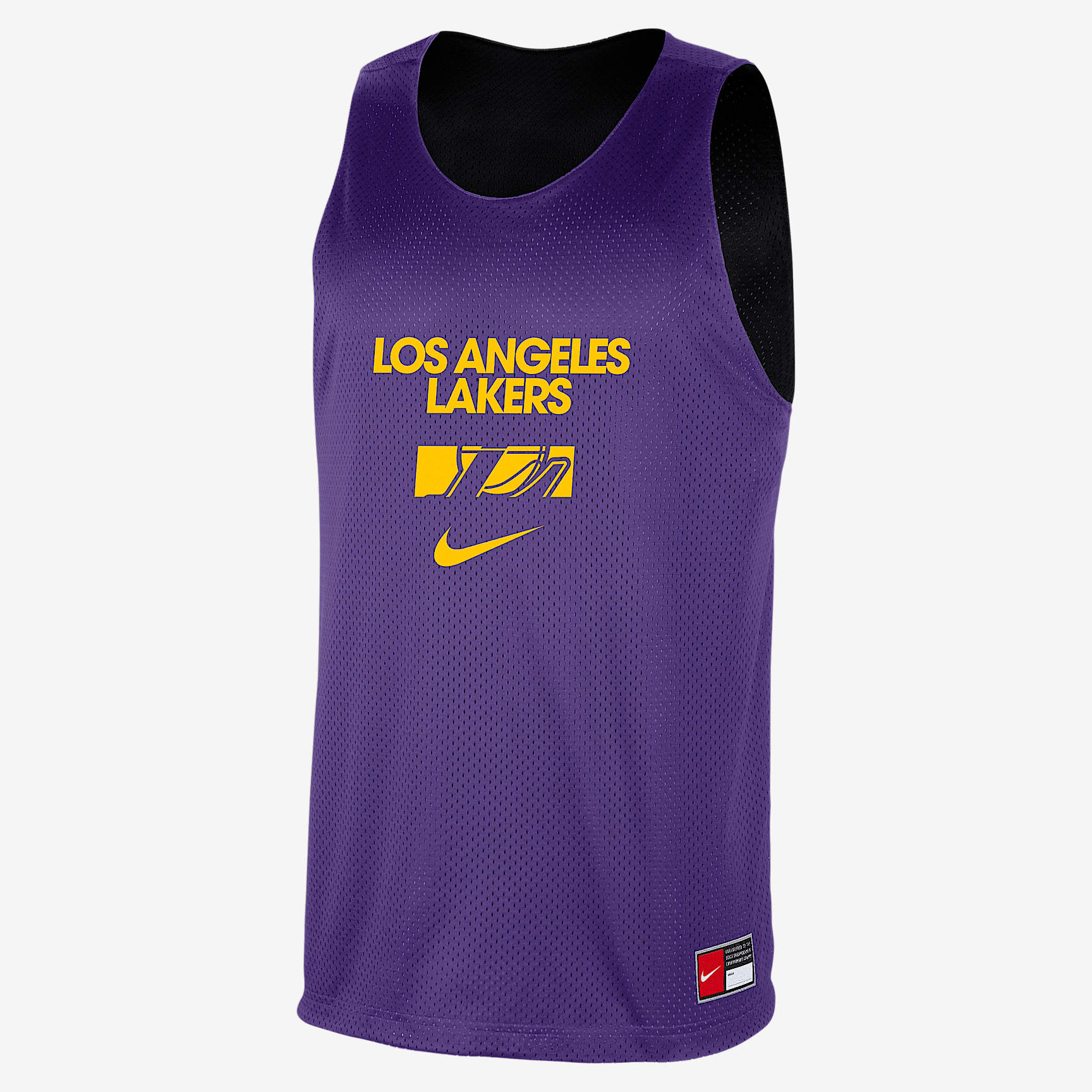 Los Angeles Lakers Courtside Men's Nike NBA Mesh Practice Jersey
