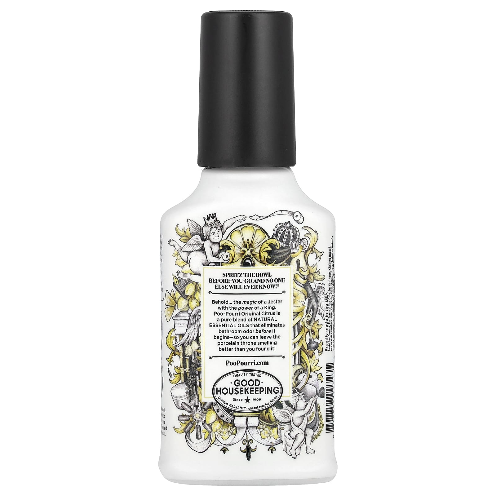 Poo-Pourri, Before-You-Go, спрей-освежитель для туалета, с цитрусовым ароматом, 118 мл (4 жидк. унции)