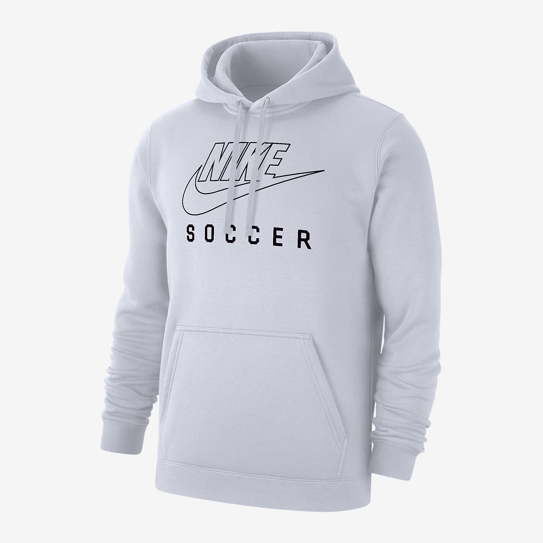 Nike Swoosh Club Fleece Men's Soccer Pullover Hoodie