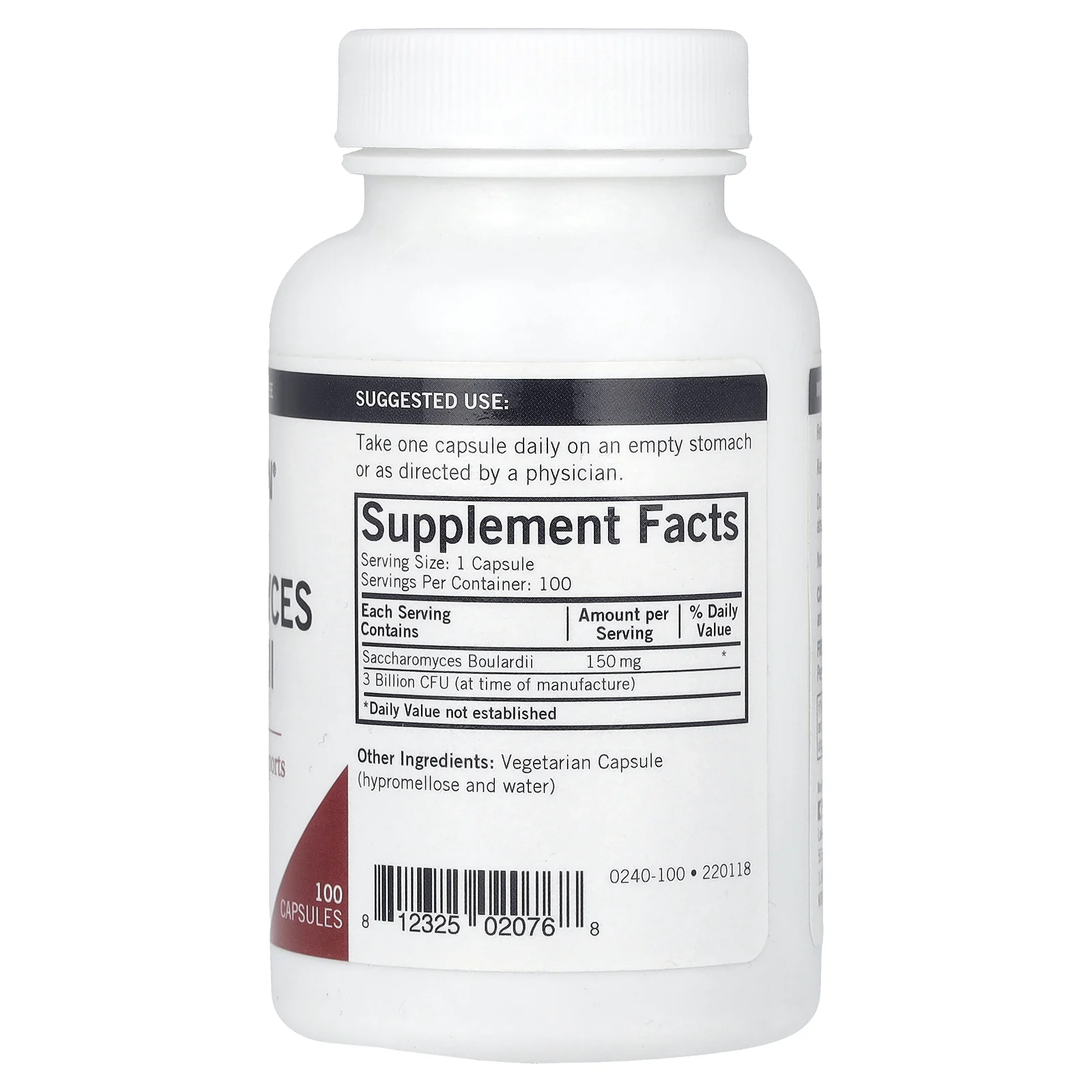 Kirkman Labs, сахаромицеты Буларди, 100 капсул