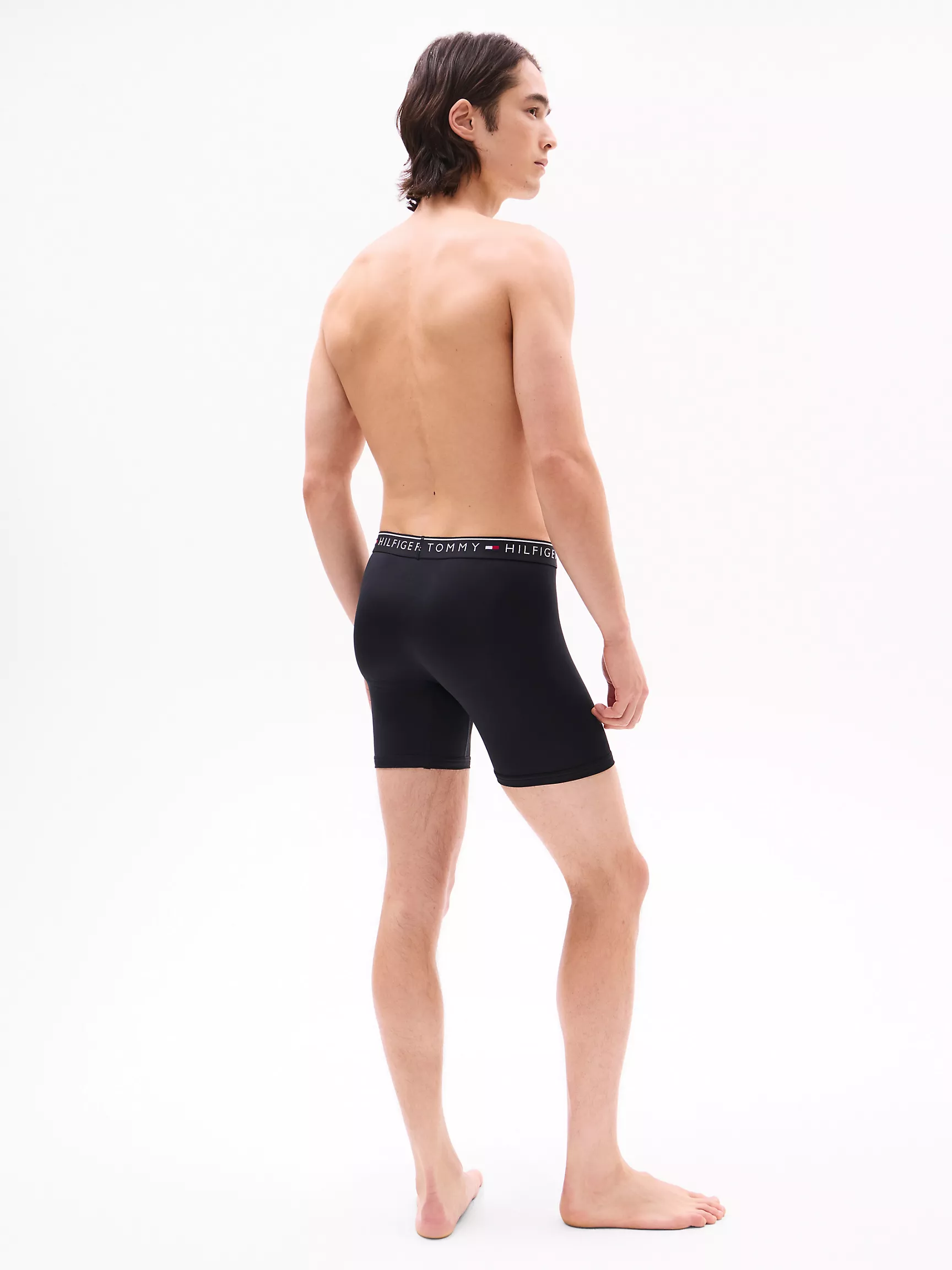 Мужское нижнее белье Tommy Hilfiger, Микрофибровые боксеры-брифы TH (набор 3 шт.)