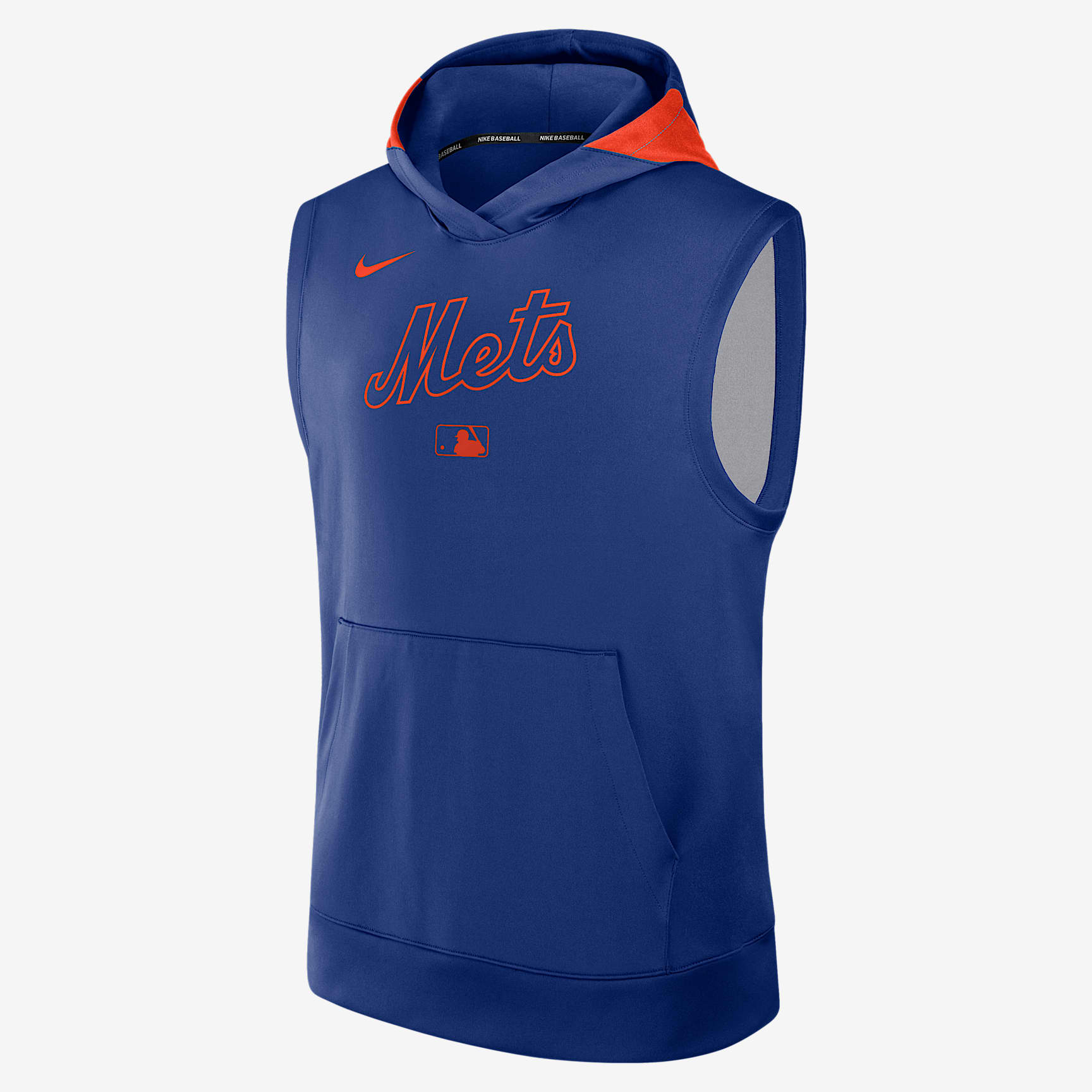 New York Mets Authentic Collection Men’s Nike Dri-FIT MLB Sleeveless Pullover Hoodie