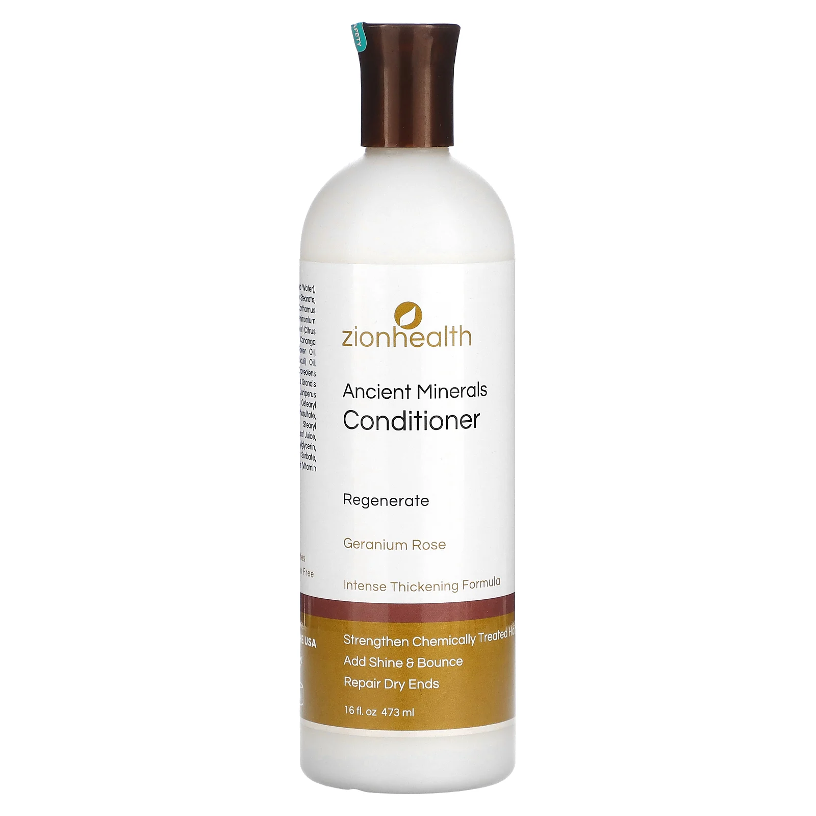 Zion Health, Ancient Minerals, кондиционер, герань и роза, 473 мл (16 жидк. Унций)