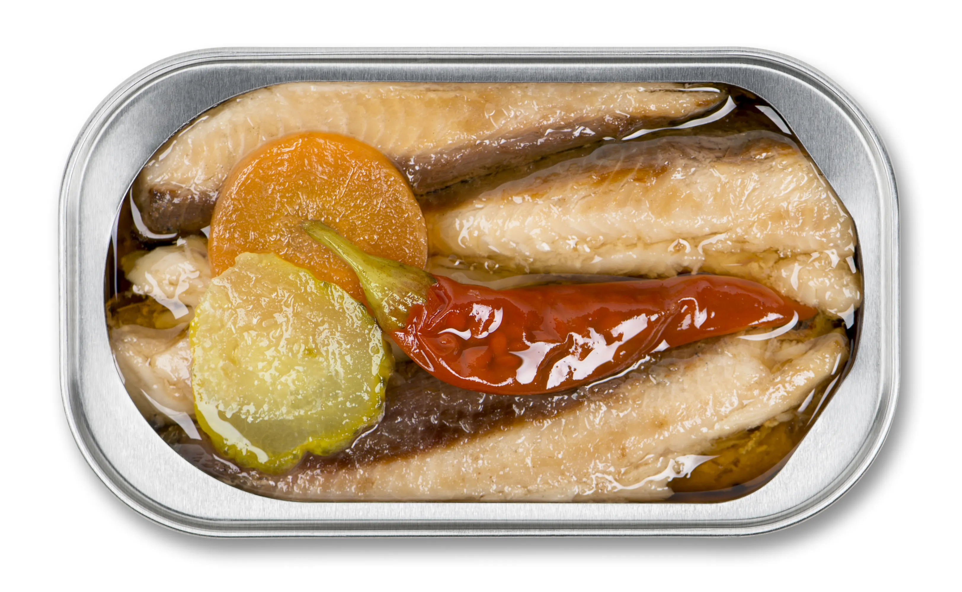 King Oscar, Сардины без кожи и без костей, перец чили и оливковое масло в испанском стиле, 120 г (4,23 унции)