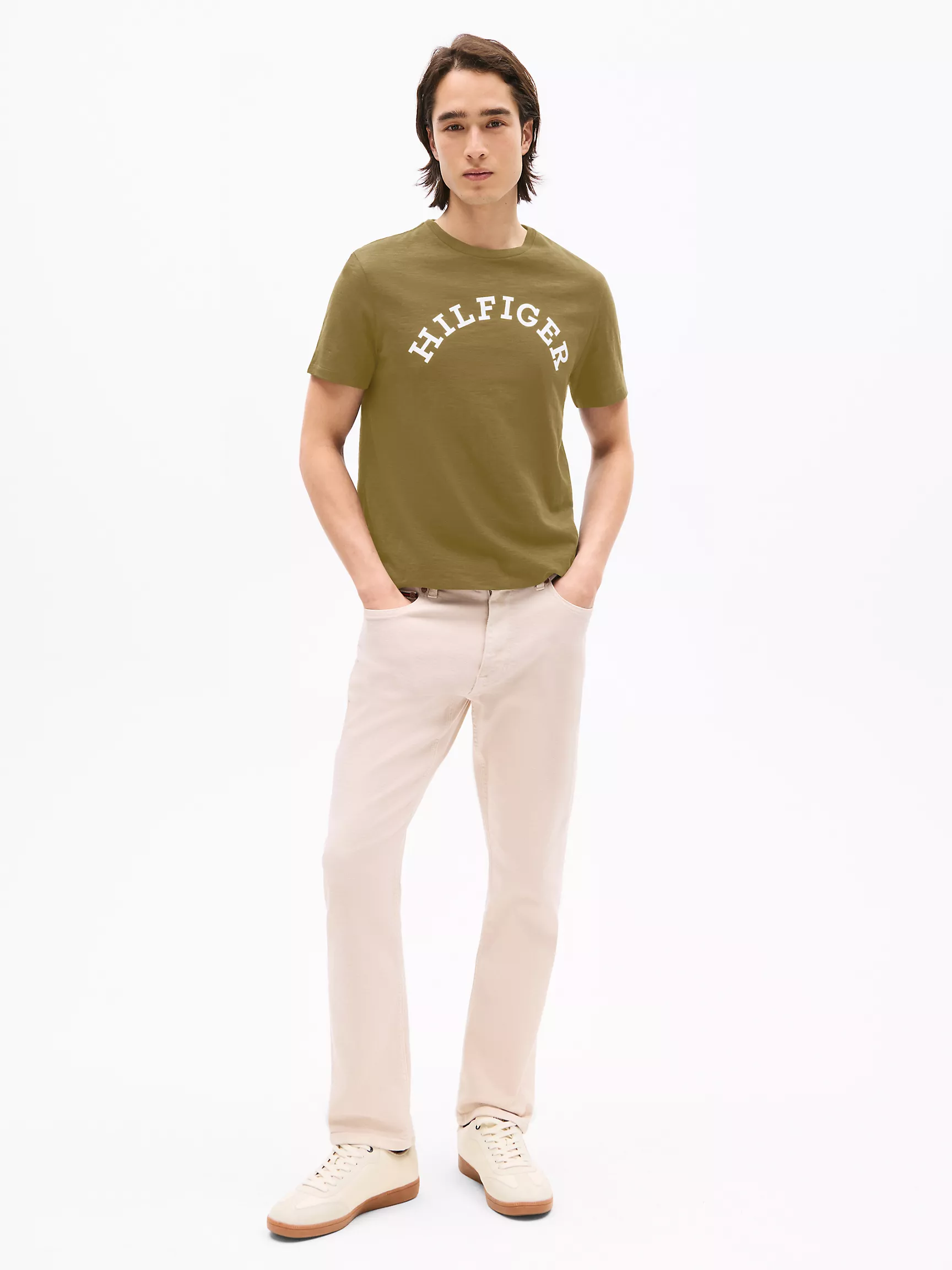 Мужская футболка Tommy Hilfiger, Футболка с логотипом Hilfiger Arch