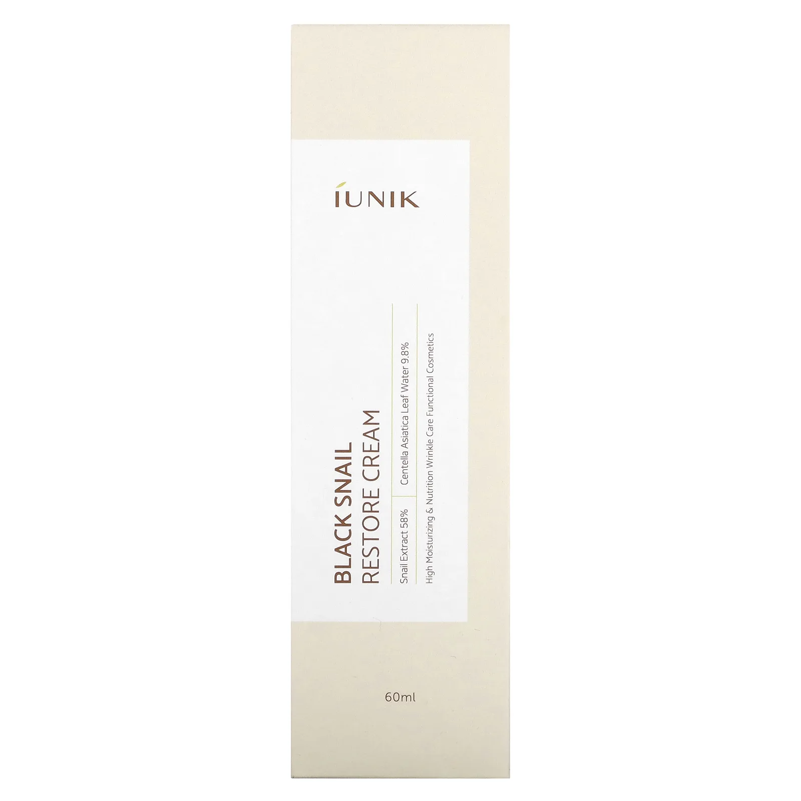 iUNIK, Восстанавливающий крем с черной улиткой, 60 мл (2,02 жидк. Унции)