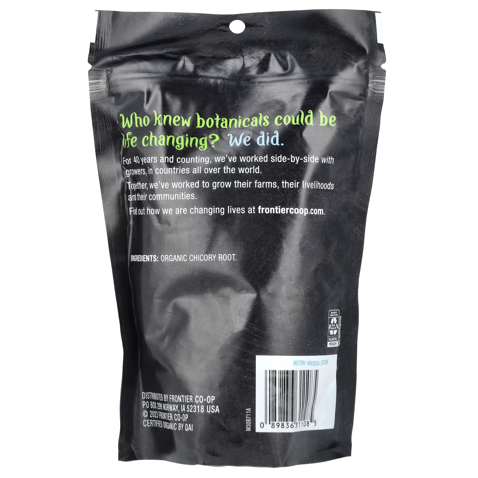Frontier Co-op, Органический жареный корень цикория, 11,99 унции (340 г)