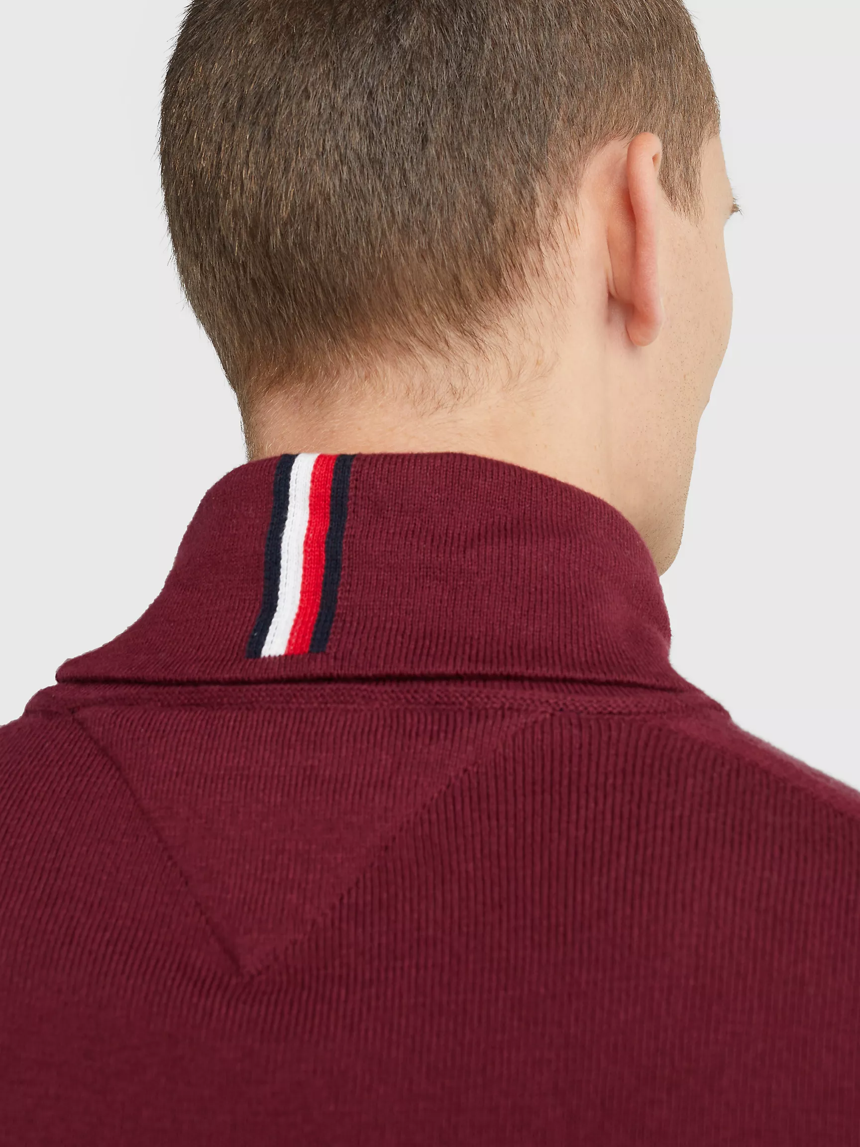 Мужской свитер Tommy Hilfiger, Водолазка из смеси хлопка и кашемира
