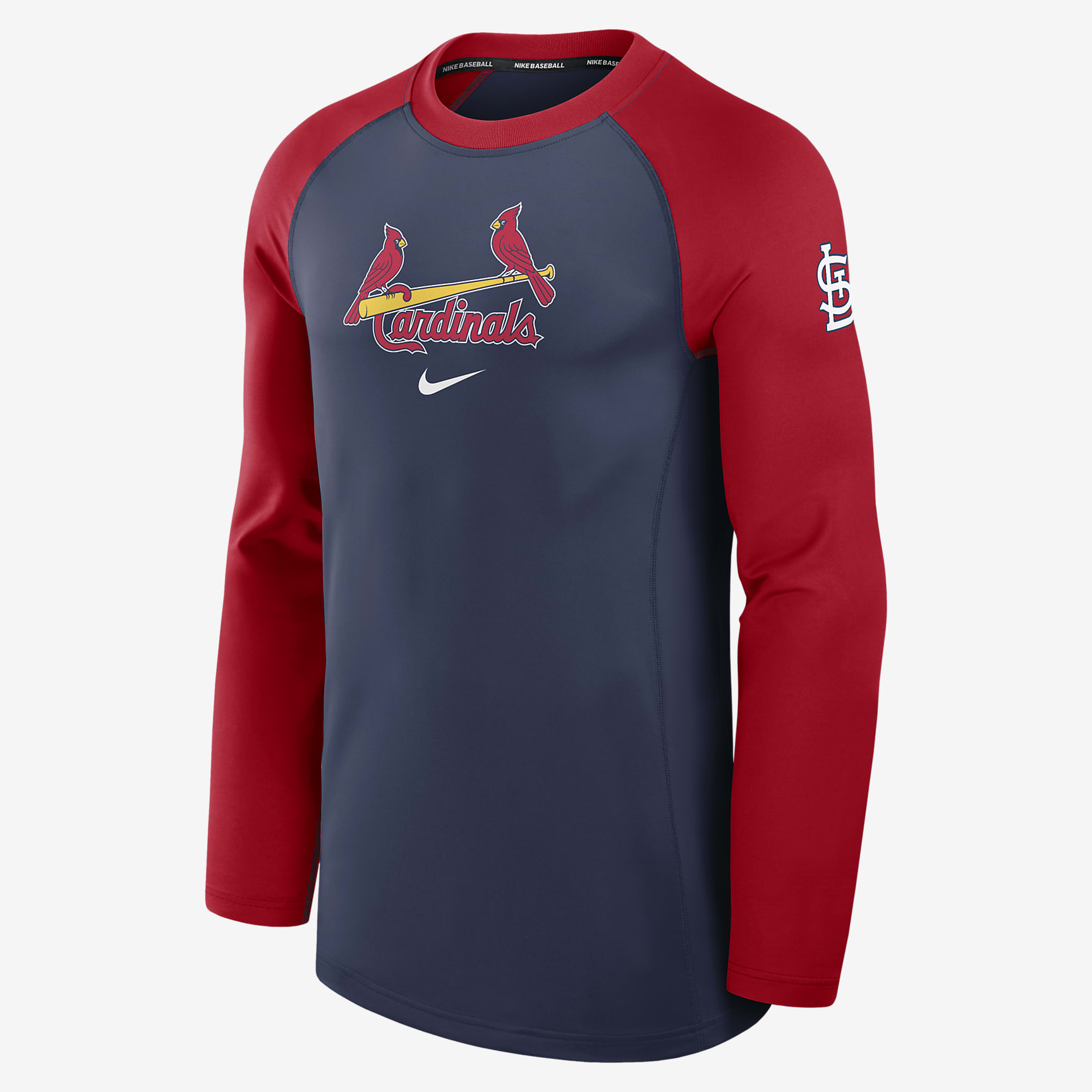 St. Louis Cardinals Authentic Collection Game Time Men's Nike Dri-FIT MLB Long-Sleeve T-Shirt