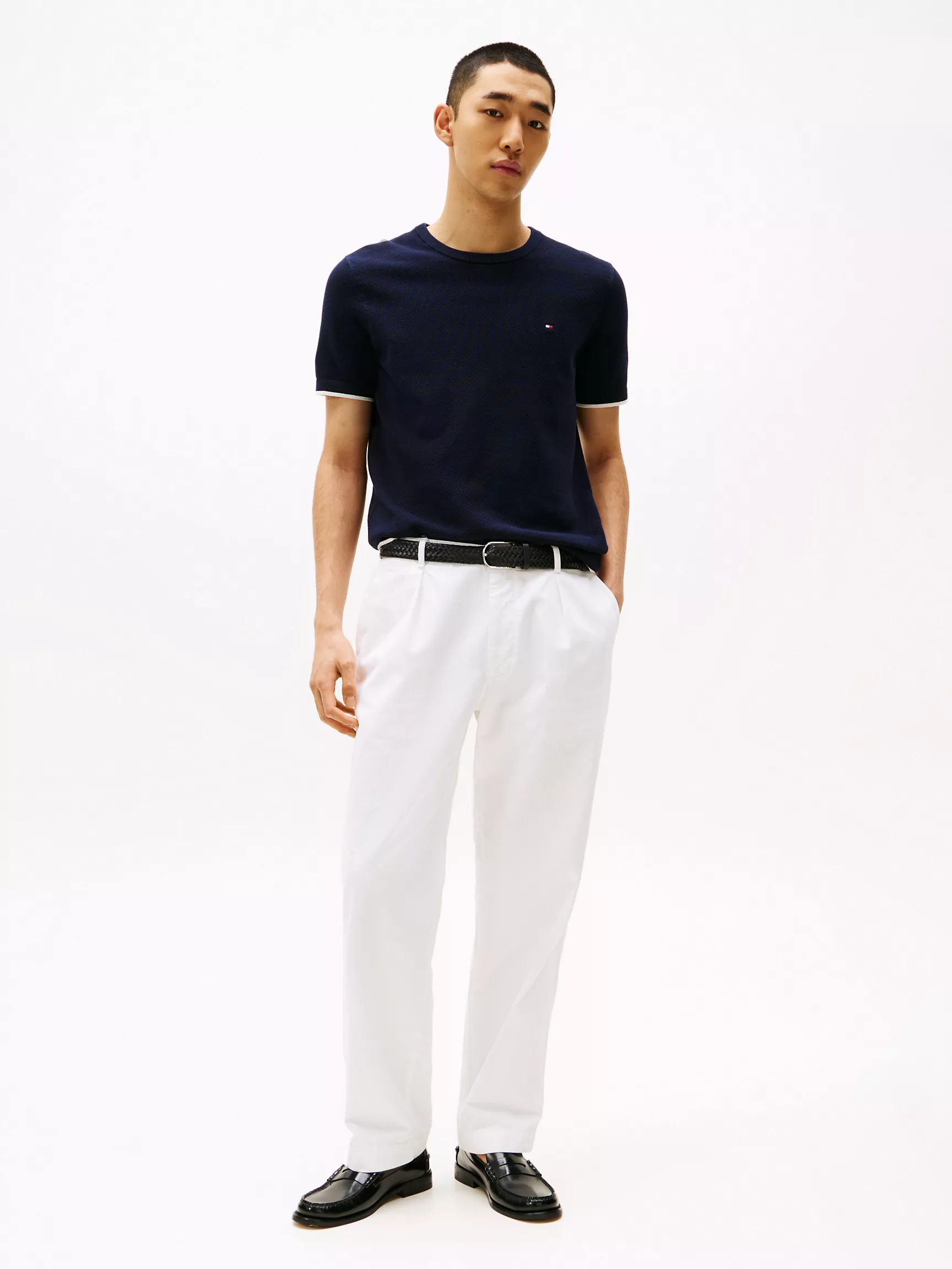 Мужской свитер Tommy Hilfiger, Футболка-свитер с контрастными краями