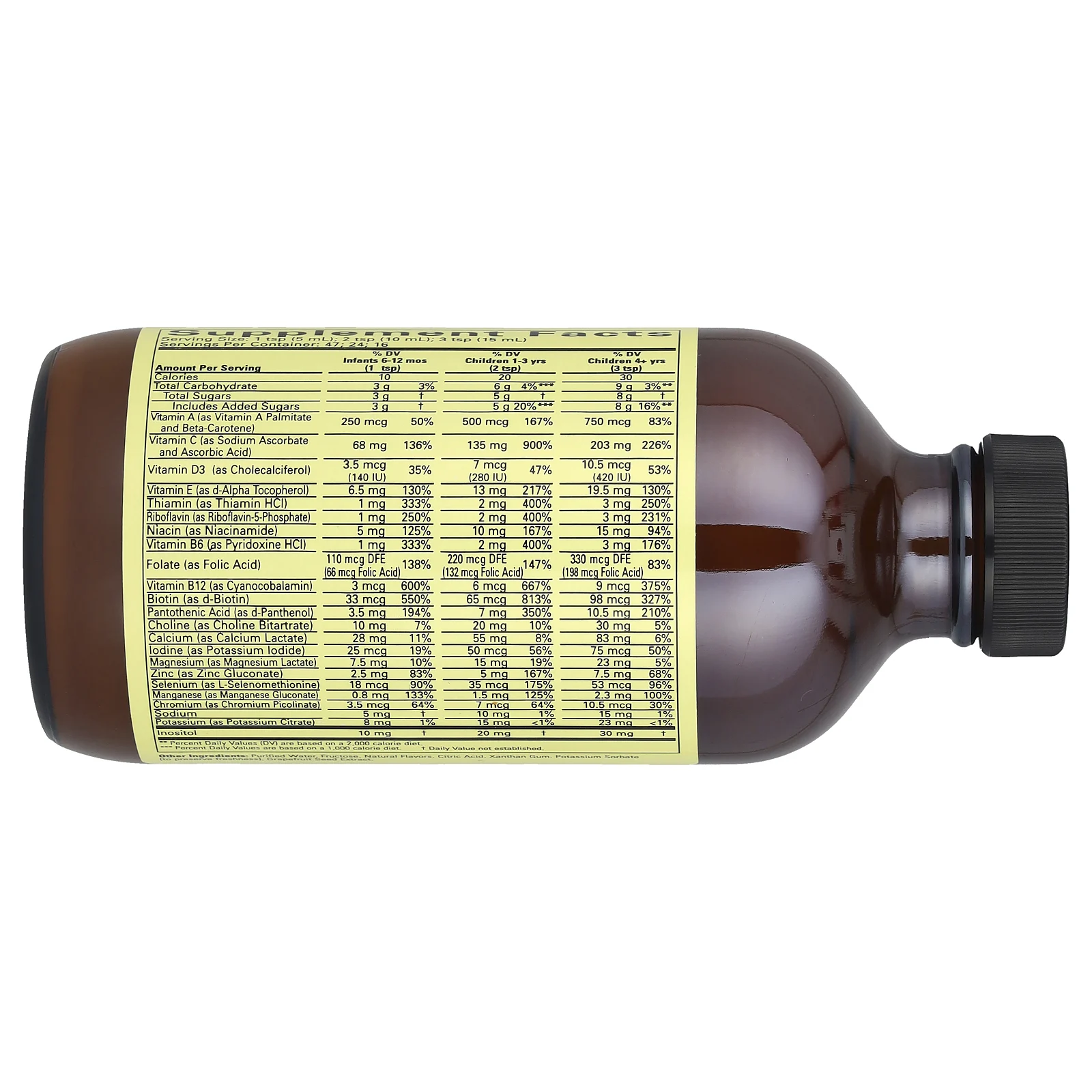 ChildLife Essentials, Важные питательные вещества, мультивитамины и минералы, вкус натурального апельсина и манго, 237 мл