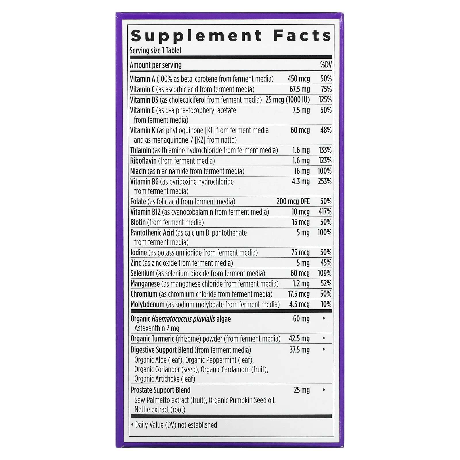 New Chapter, ежедневная мультивитаминная добавка для мужчин от 55 лет, один раз в день, 96 вегетарианских таблеток