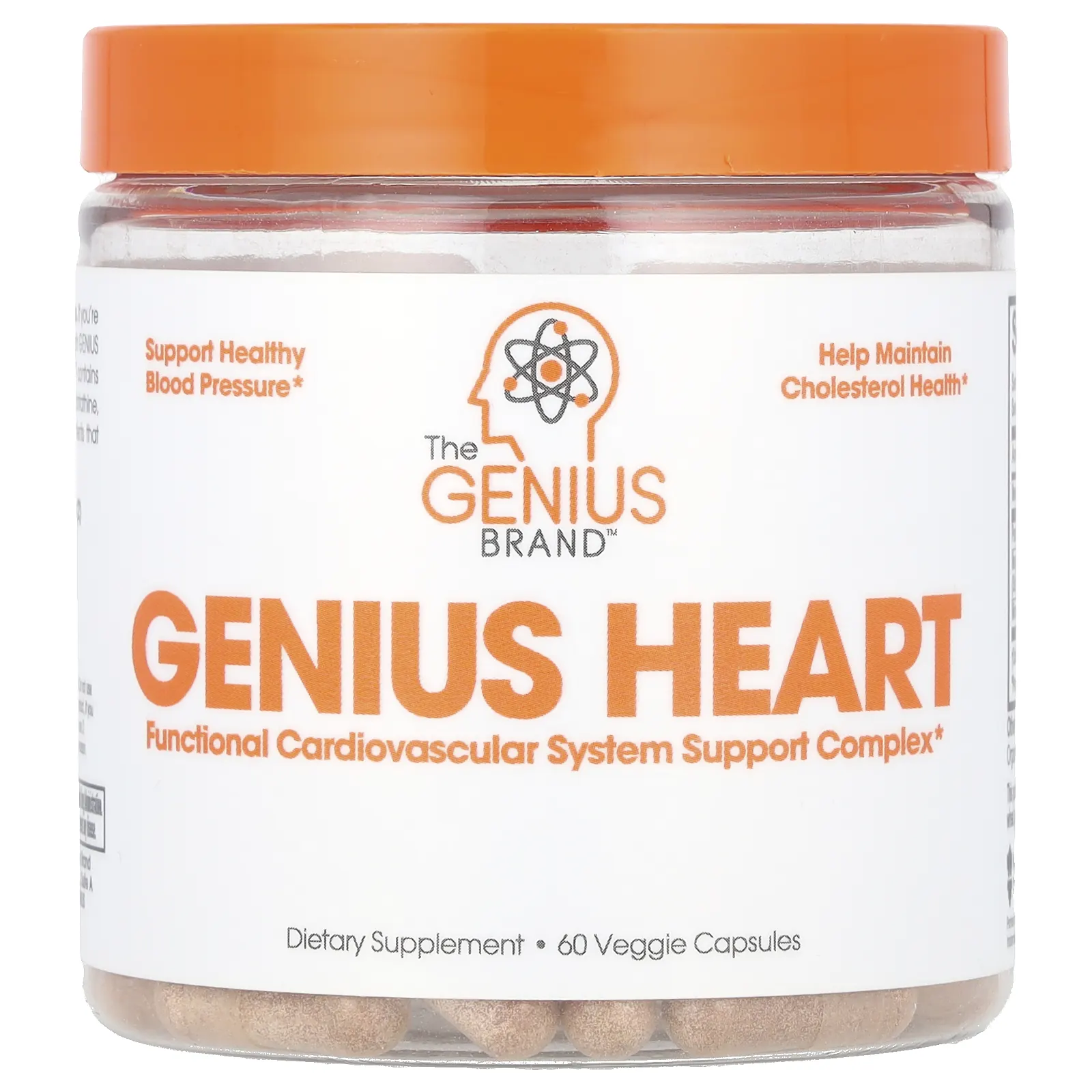 The Genius Brand, Genius Heart, 60 растительных капсул