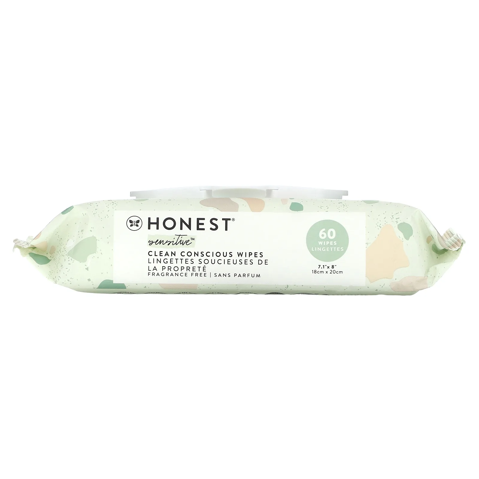 The Honest Company, Салфетки Sensitive Clean Conscious, без отдушек, 60 салфеток