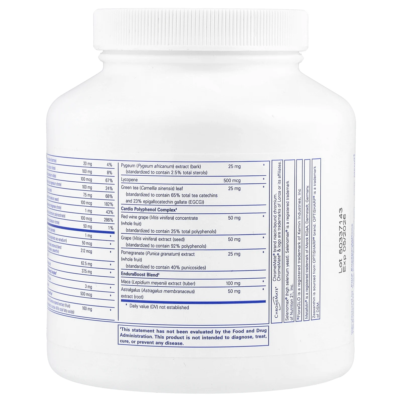 Pure Encapsulations, Питательные вещества для мужчин, 180 капсул