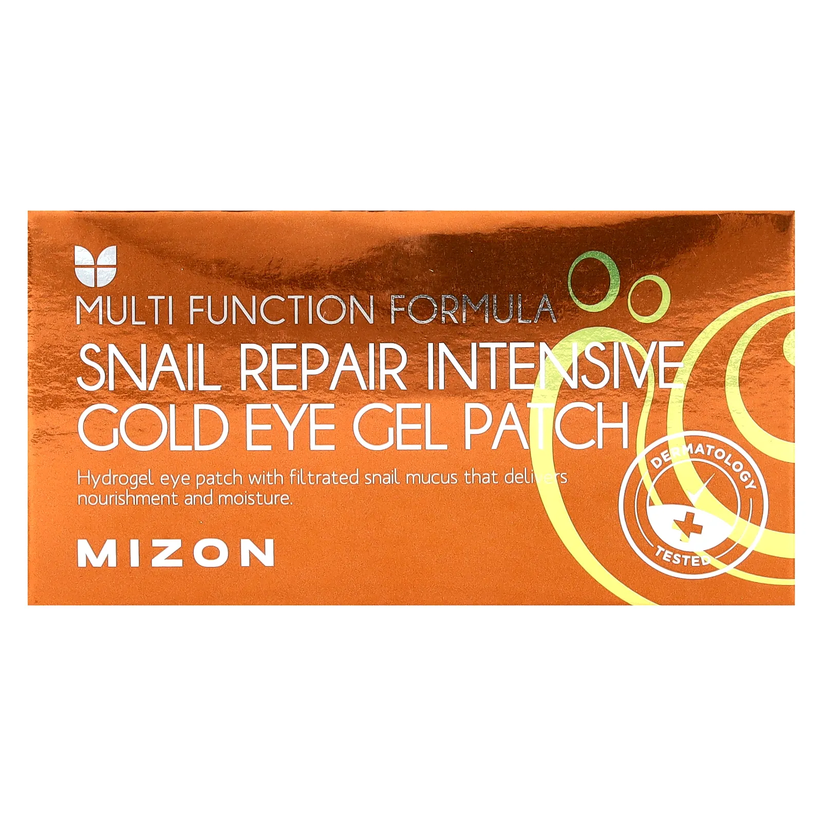 Mizon, Гелевые патчи для глаз Snail Repair Intensive Gold, 60 патчей
