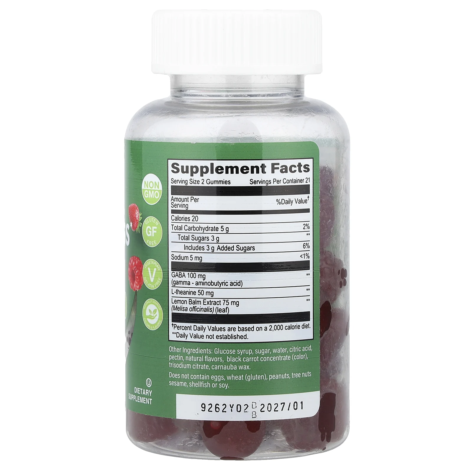 YumVs, DeStress, жевательные таблетки, без мелатонина, со вкусом ягодного ассорти, 42 жевательные таблетки