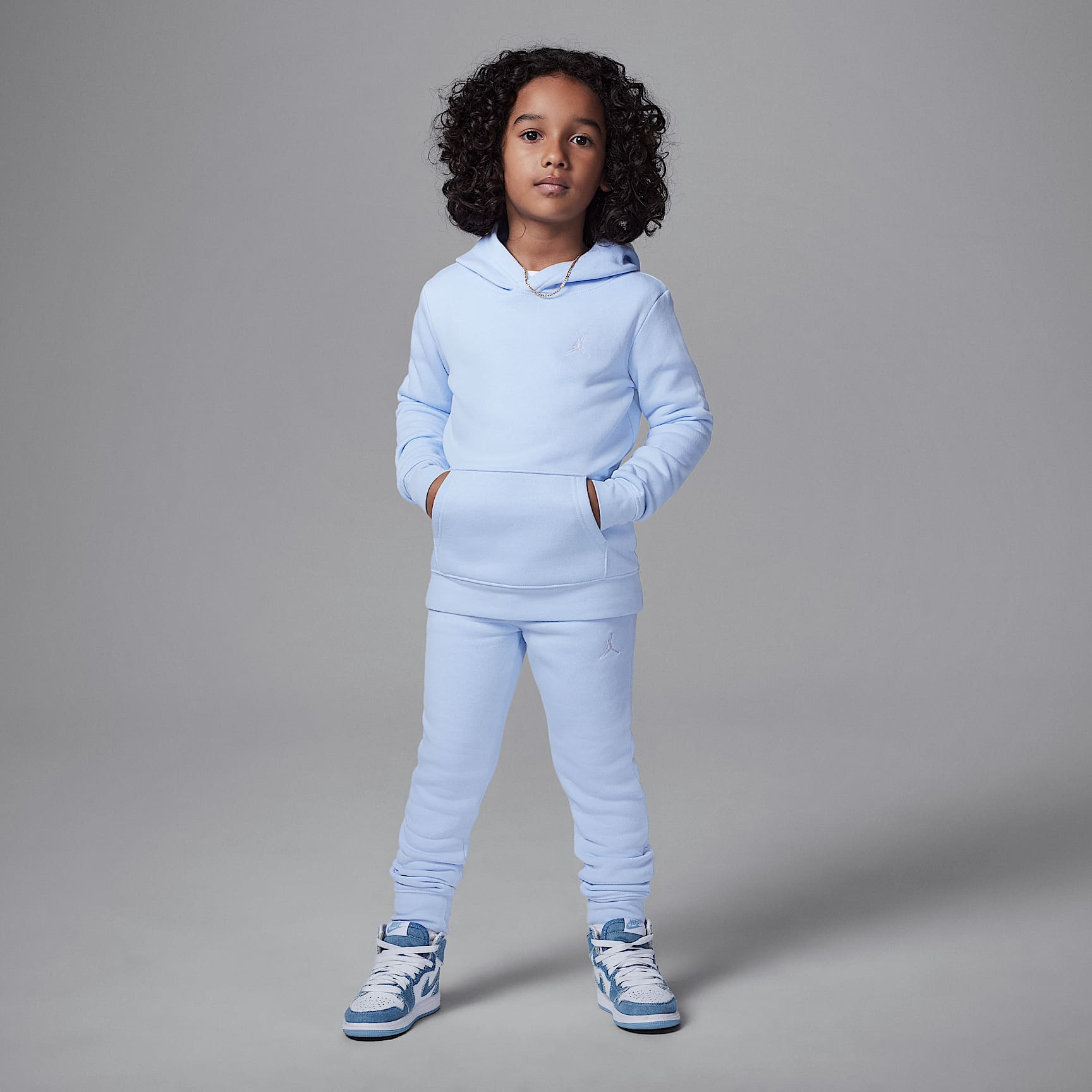 Jordan MJ Brooklyn Fleece Little Kids' 2-Piece Pullover Hoodie Set