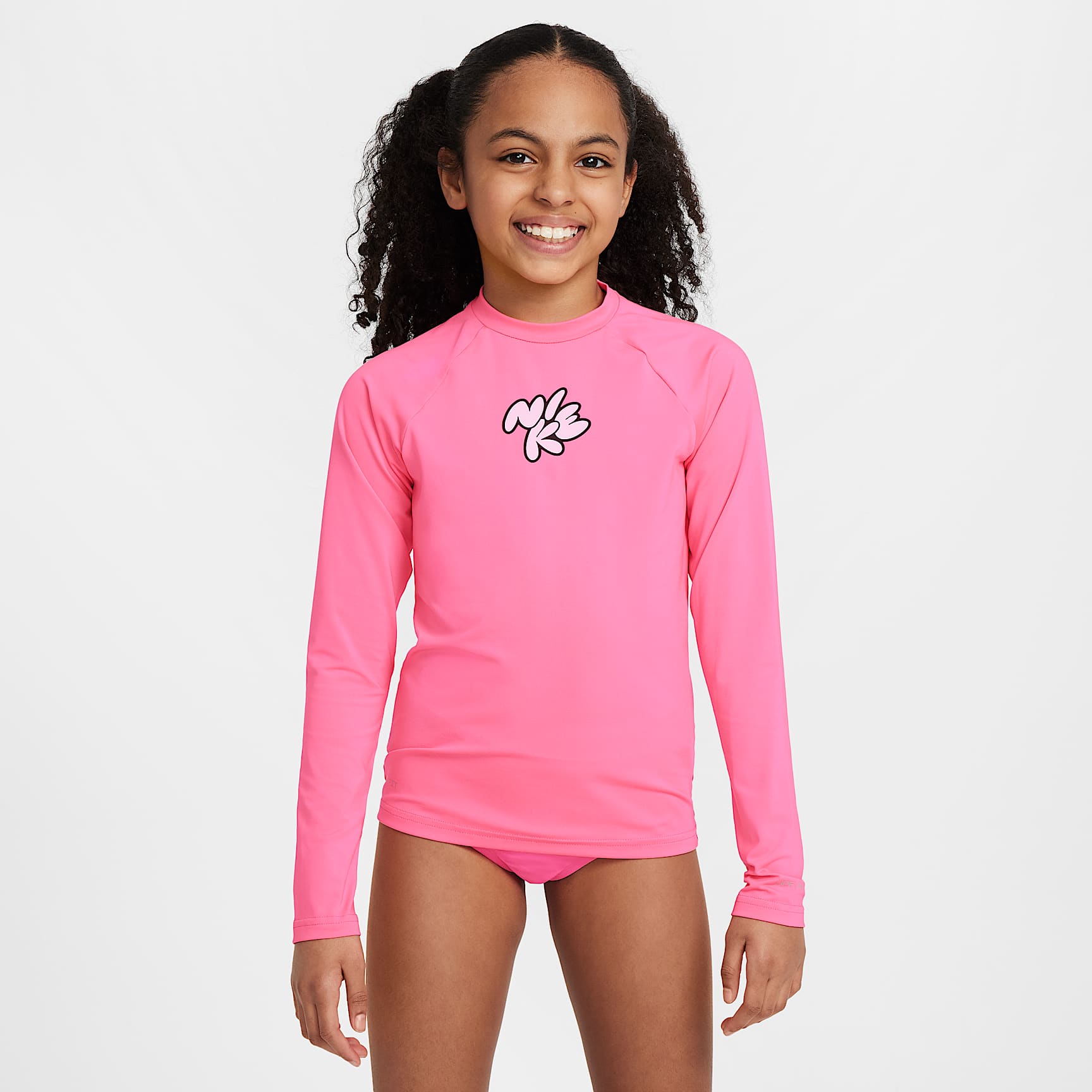Nike Swim Big Kids' (Girls') Dri-FIT Long-Sleeve Hydroguard