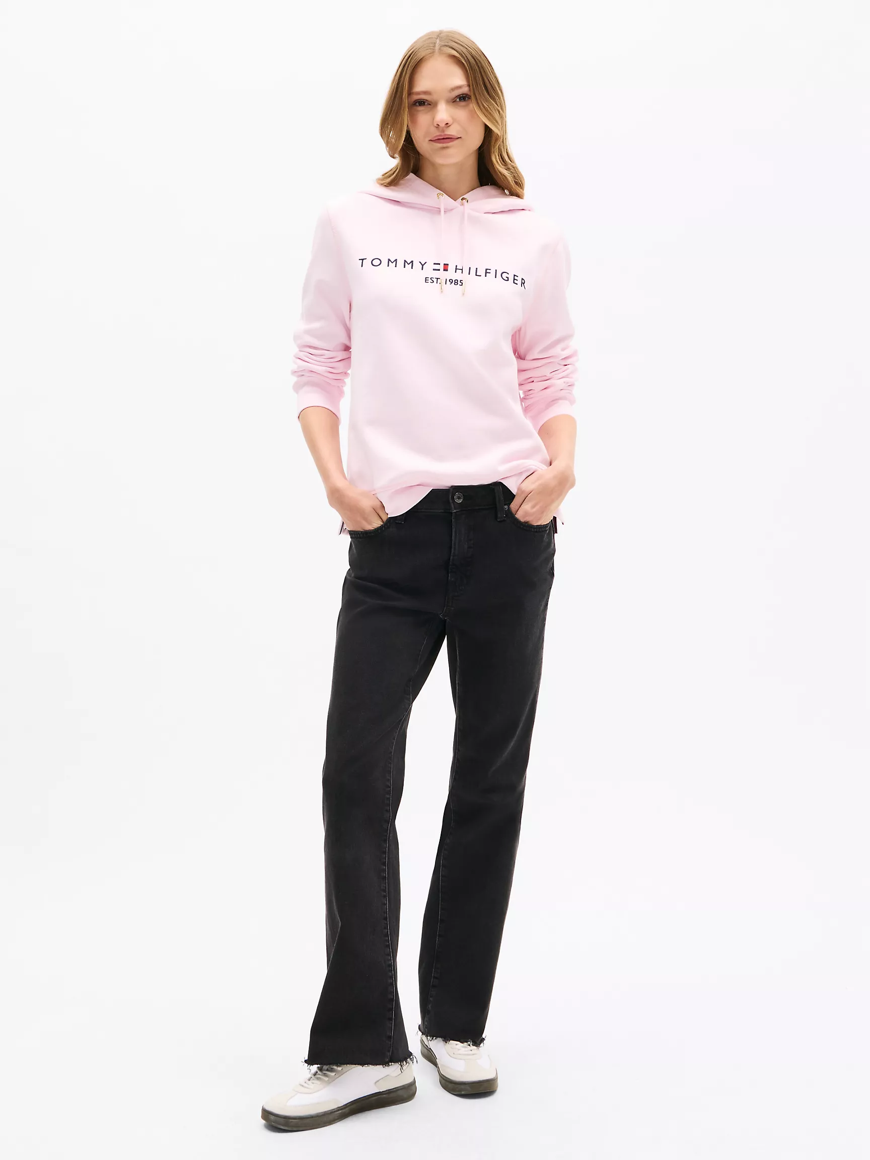 Женское худи Tommy Hilfiger, Худи с вышитым логотипом Tommy