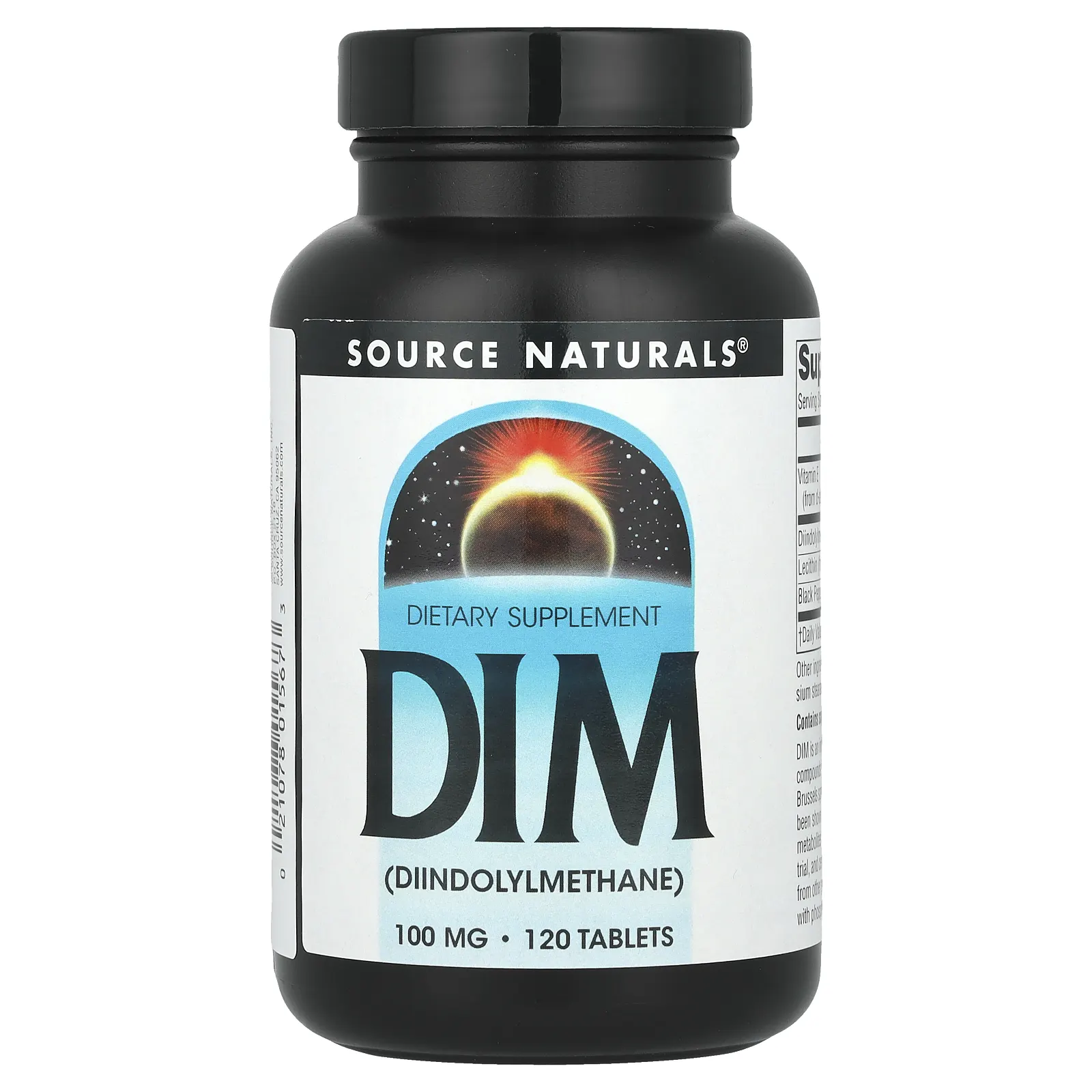 Source Naturals, DIM (дииндолилметан), 100 мг, 120 таблеток