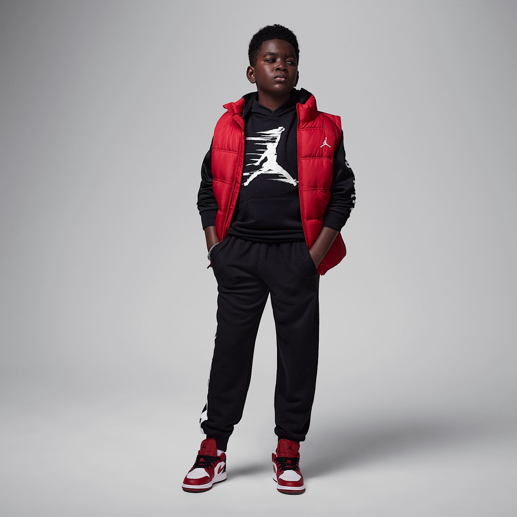 Jordan MJ Flight MVP Big Kids' Fleece Pullover Hoodie