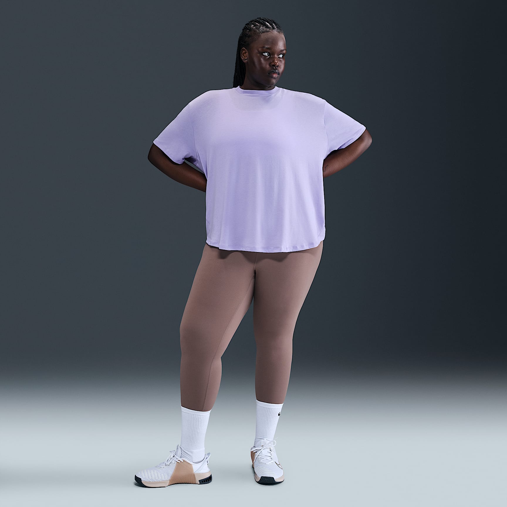 Nike One Relaxed Women's Dri-FIT Short-Sleeve Top (Plus Size)