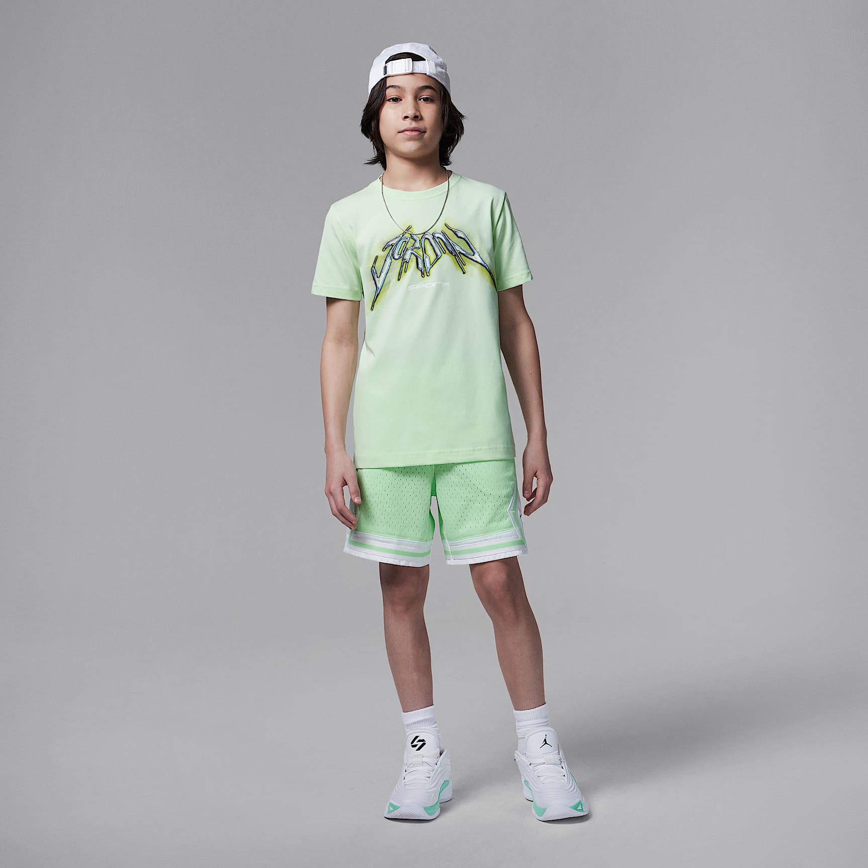 Jordan Dri-FIT Big Kids' Sports Graphic T-Shirt