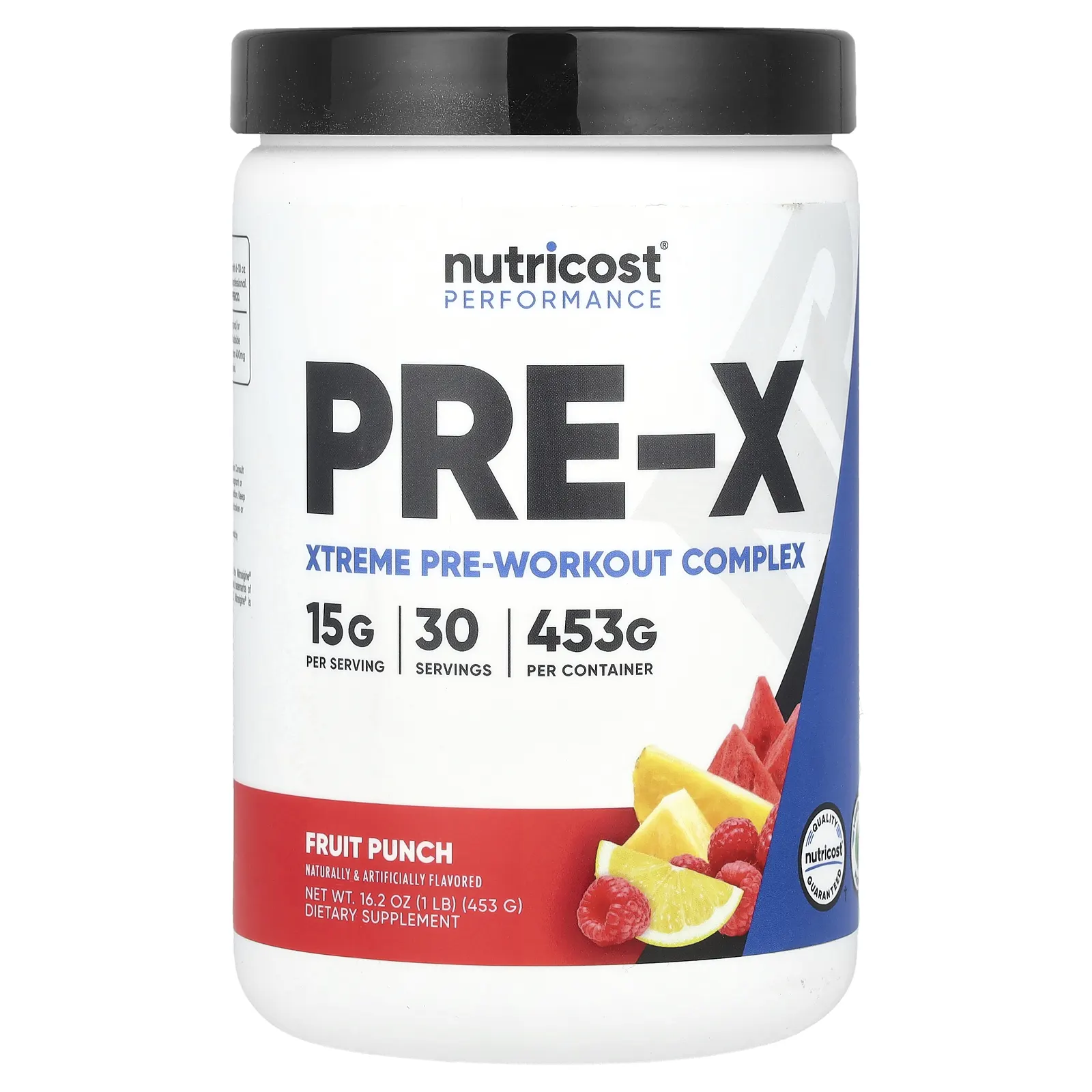 Nutricost, Performance, PRE, фруктовый пунш, 450 г (1 фунт)