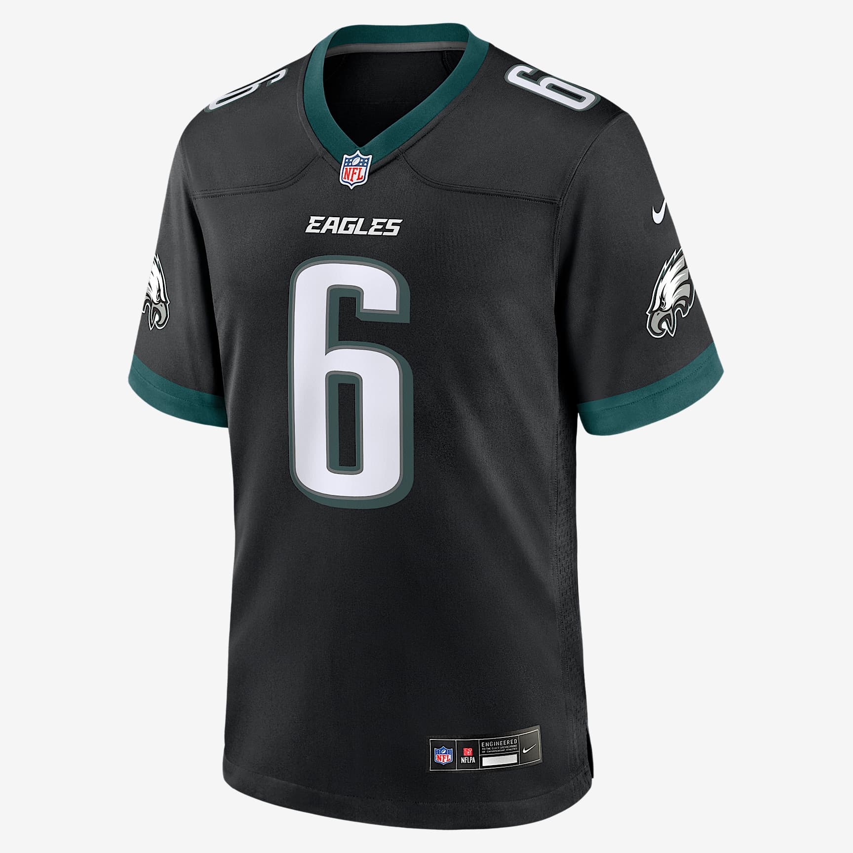 DeVonta Smith Philadelphia Eagles Men's Nike NFL Game Jersey