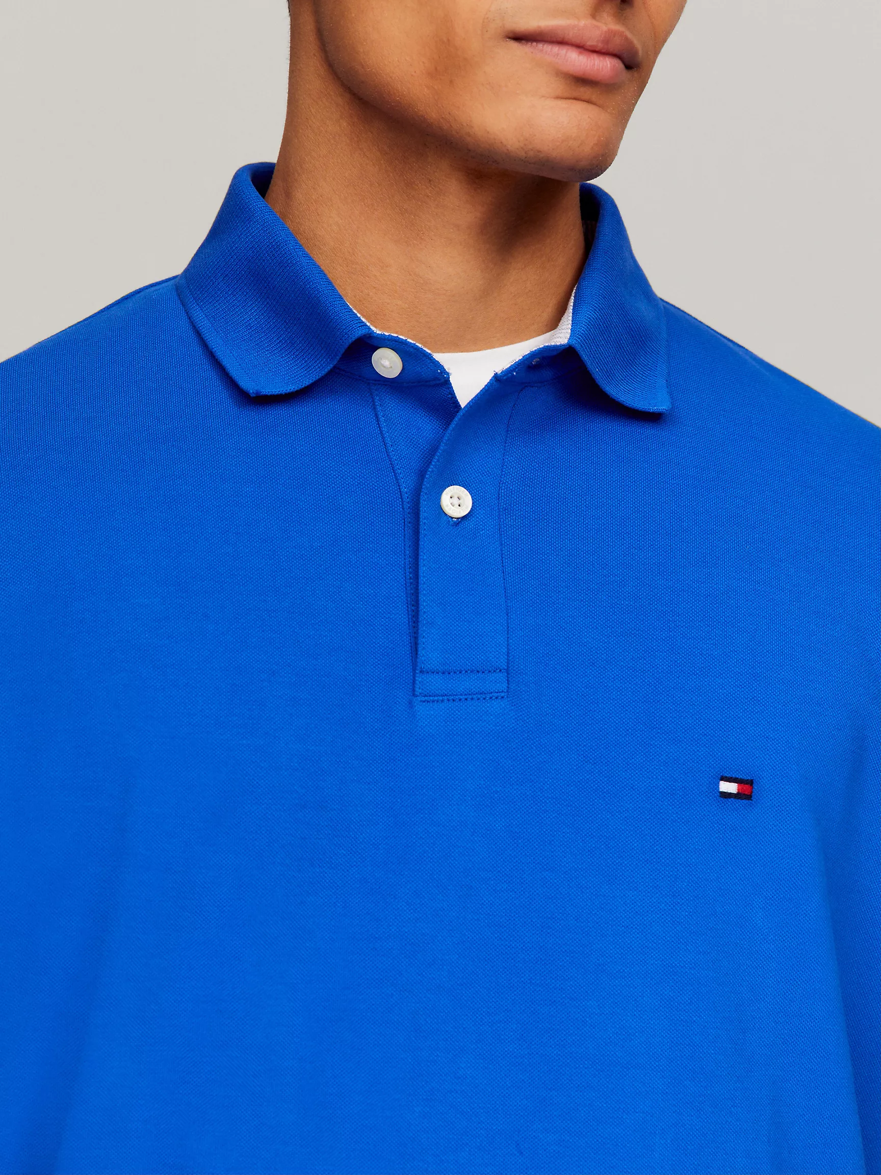 Мужское поло Tommy Hilfiger, Эластичное поло стандартного кроя Tommy