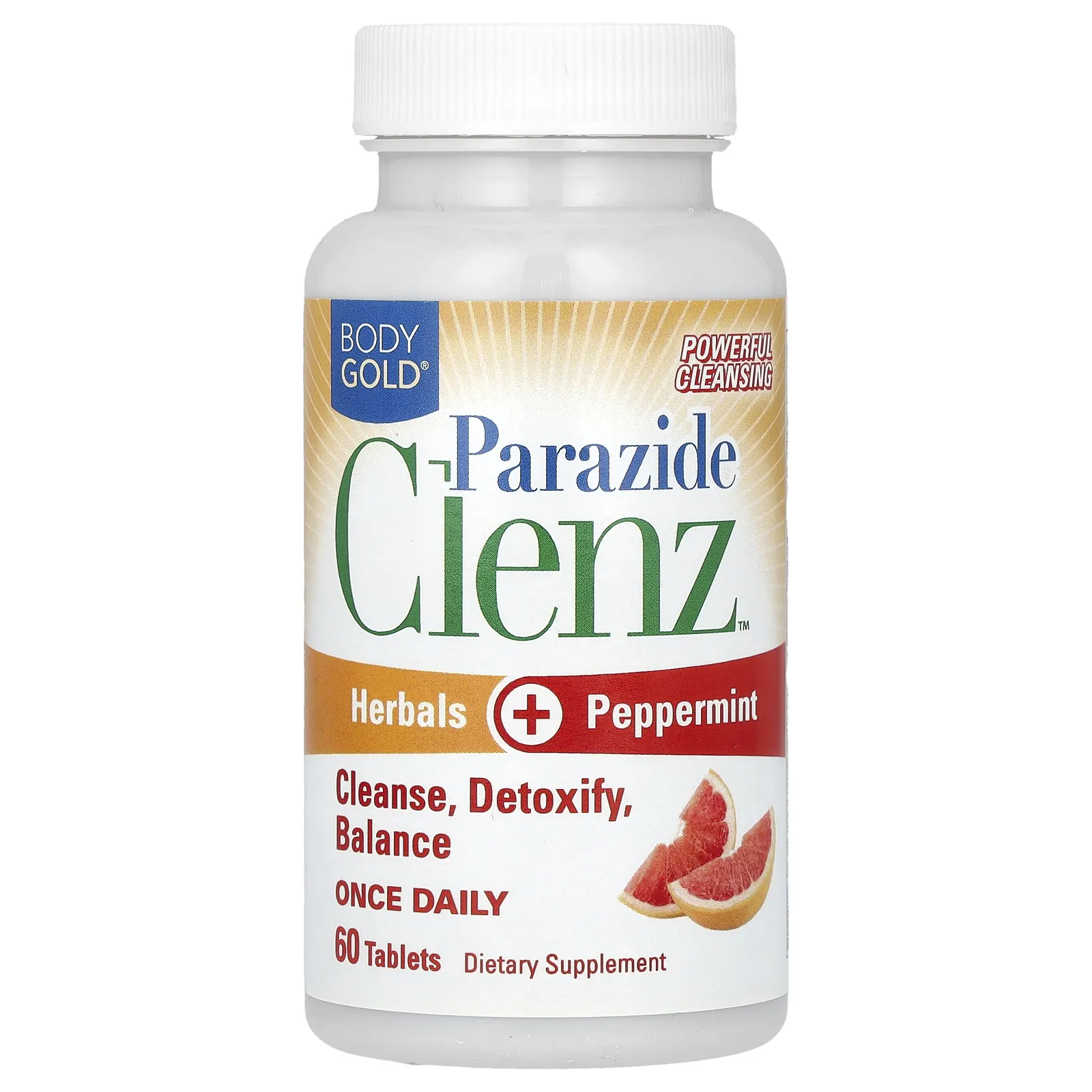 BodyGold, Parazide Clenz, 60 таблеток