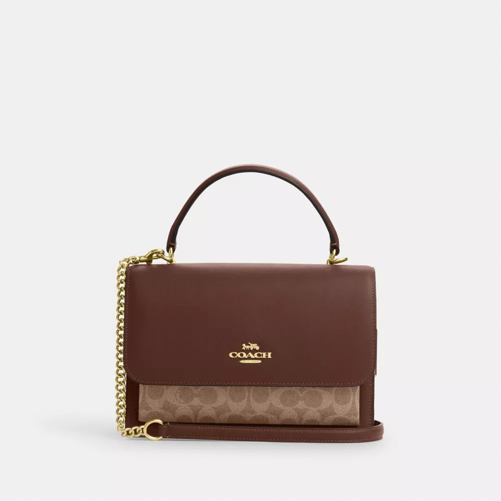 Сумка COACH Klare Top Handle Bag In Signature Canvas