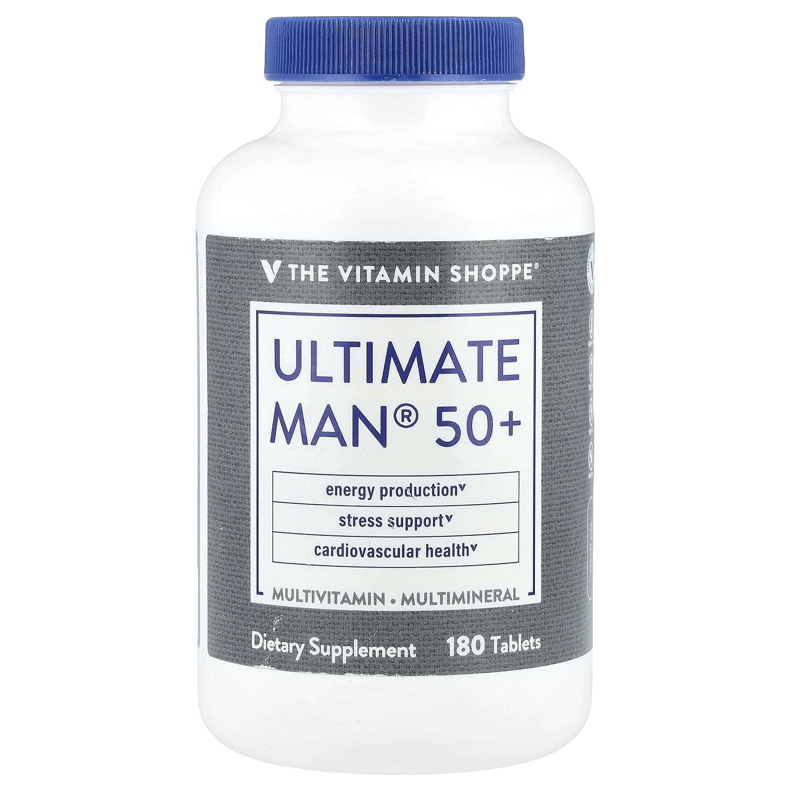The Vitamin Shoppe, Ultimate Man® 50+, мультивитамины и мультиминералы, 180 таблеток
