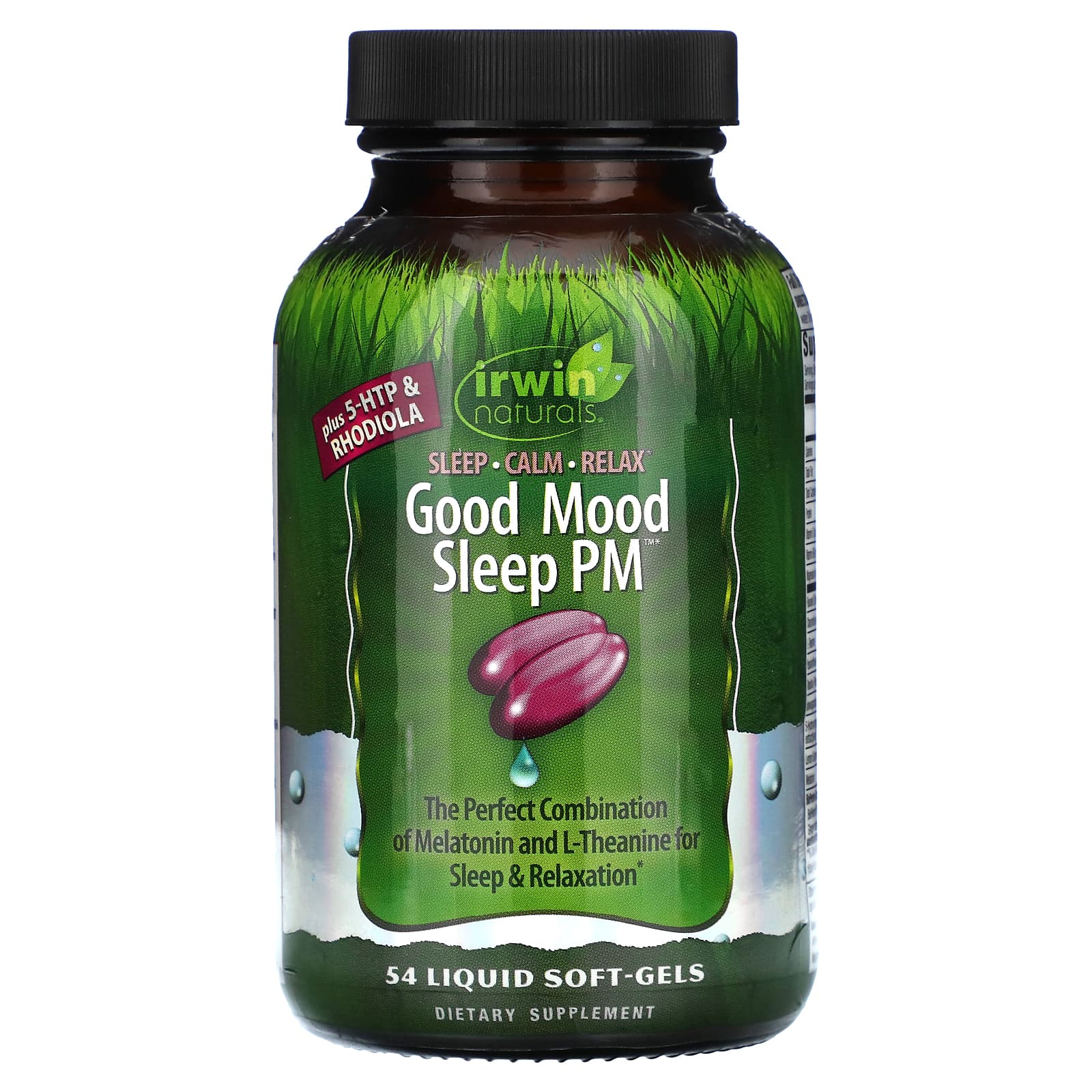 Irwin Naturals, Good Mood Sleep PM, добавка для улучшения сна, 54 желатиновых капсулы
