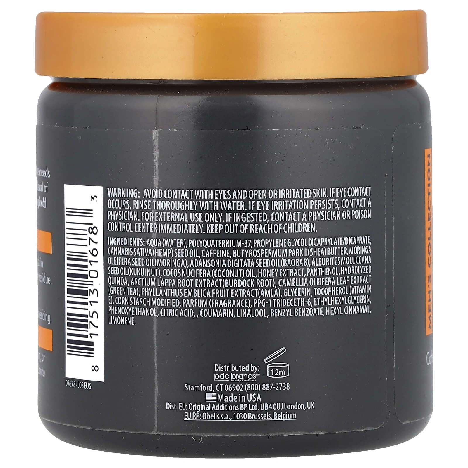 Cantu, Men's Collection, помада с маслом ши, 227 г (8 унций)