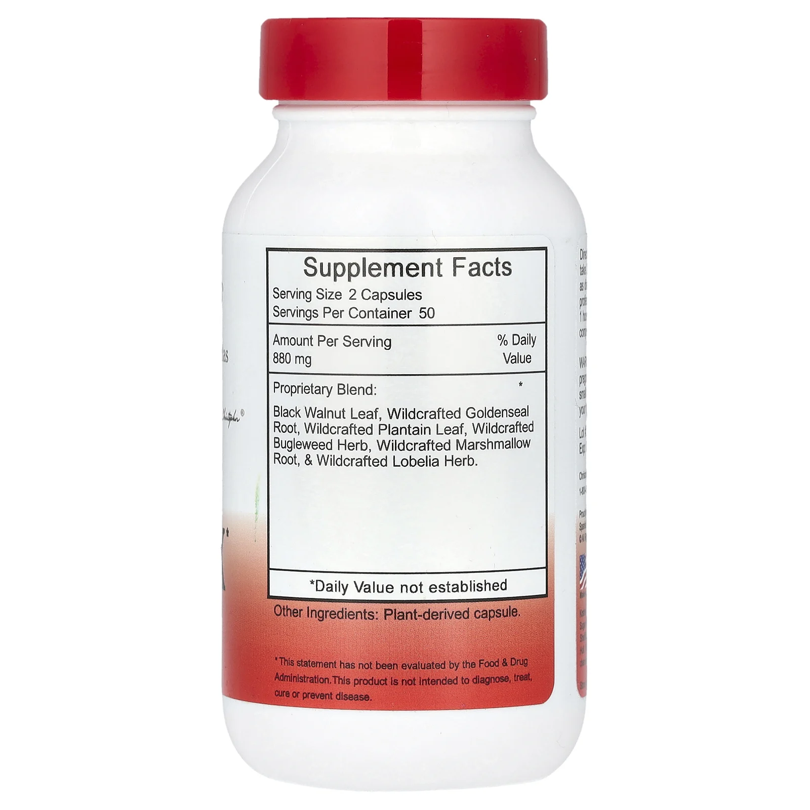 Christopher's Original Formulas, X-INFX, 440 мг, 100 вегетарианских капсул