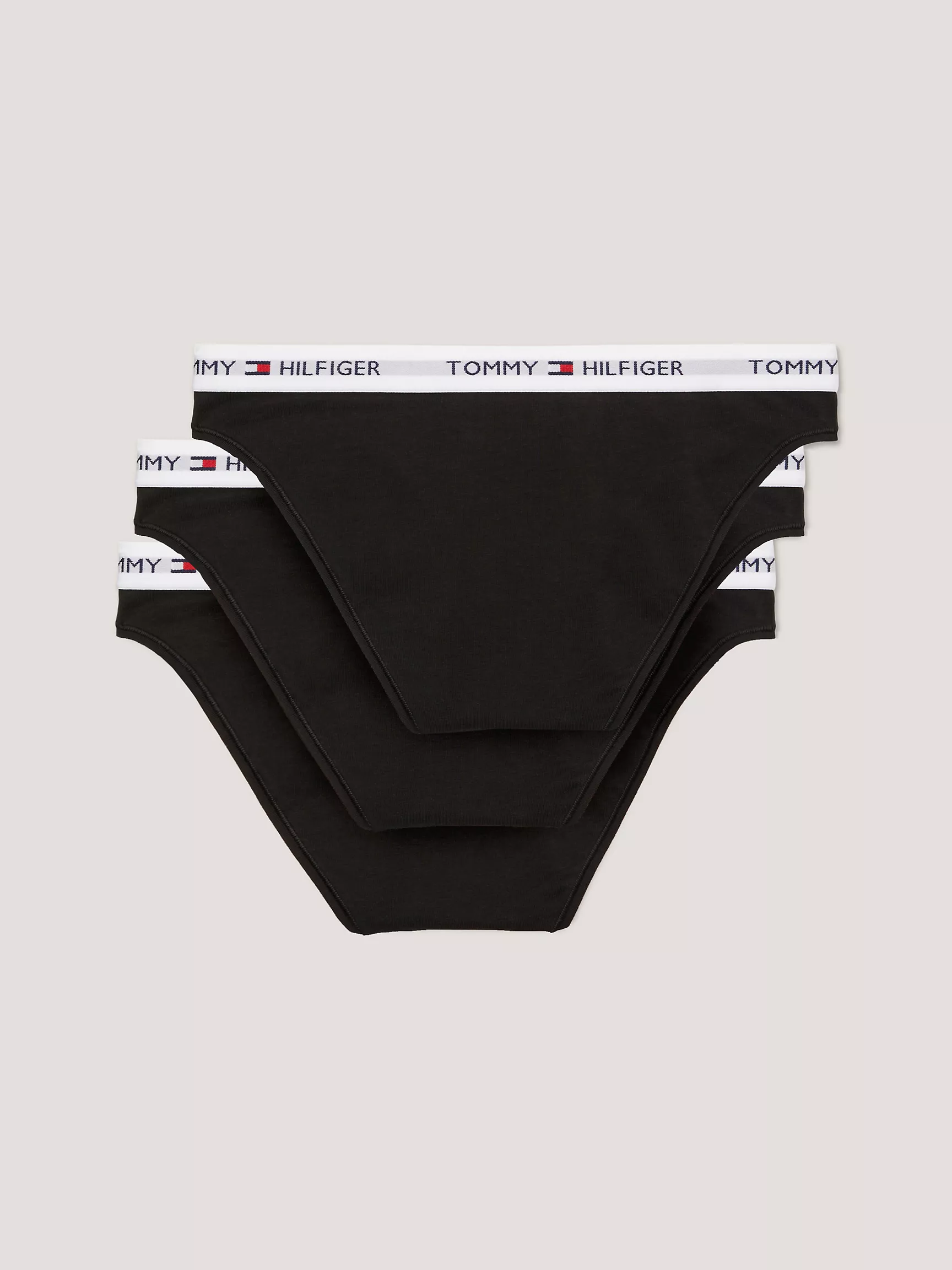 Женское нижнее белье Tommy Hilfiger, Трусы-бикини с логотипом Tommy (набор 3 шт.)