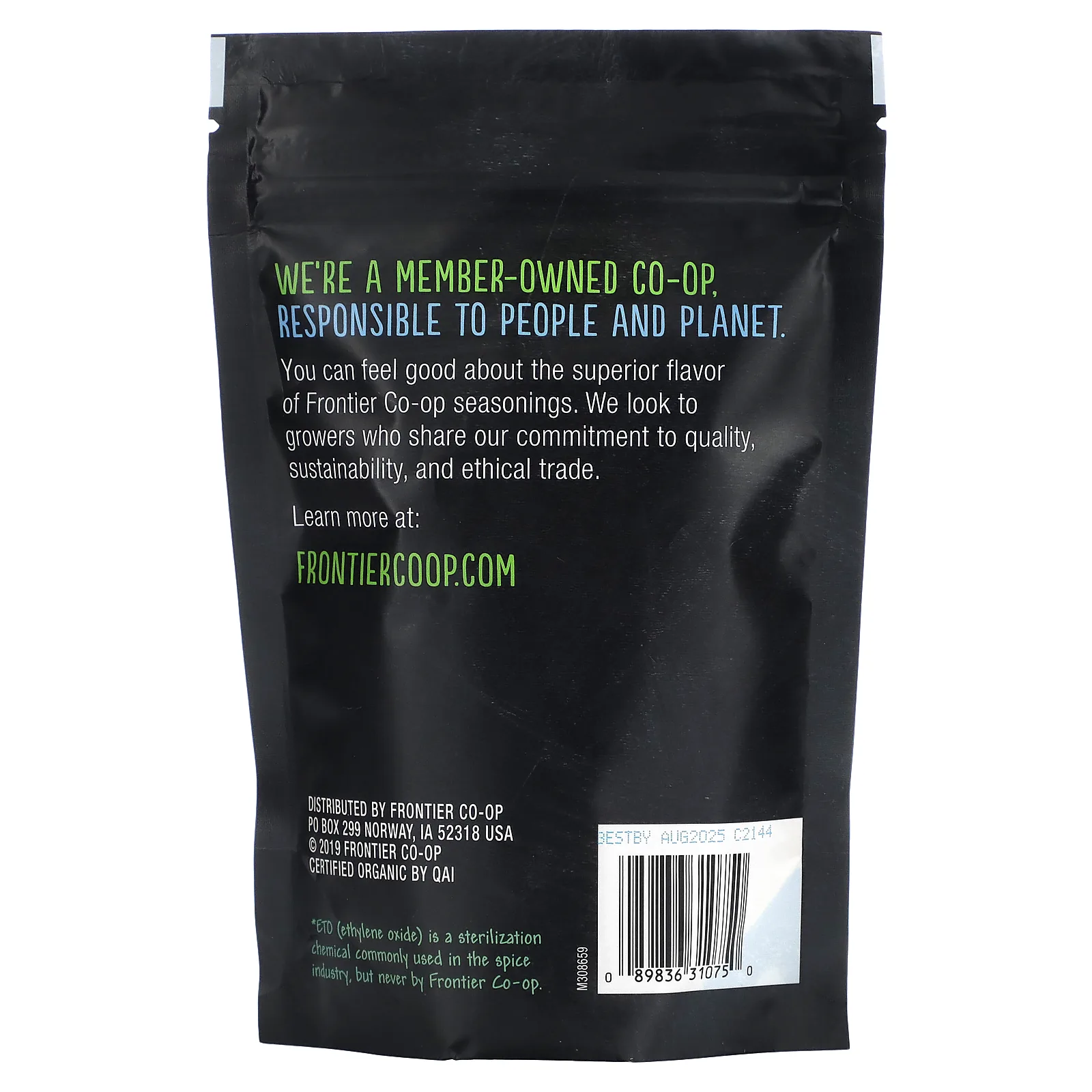 Frontier Co-op, Органический корень куркумы, 176 г (6,21 унции)