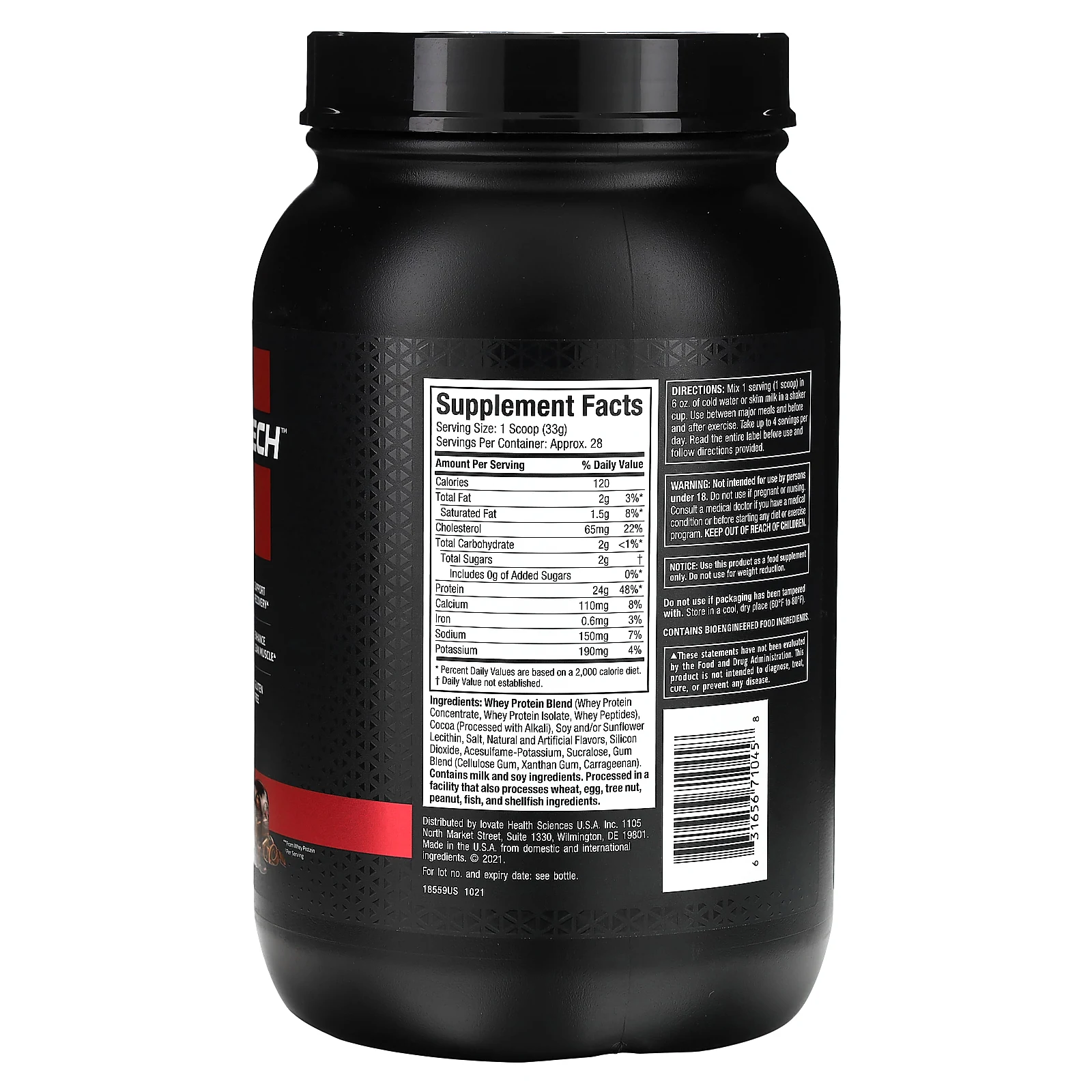MuscleTech, Nitro Tech, 100% Whey Gold, сывороточный протеин, со вкусом двойного шоколада, 910 г (2,01 фунта)