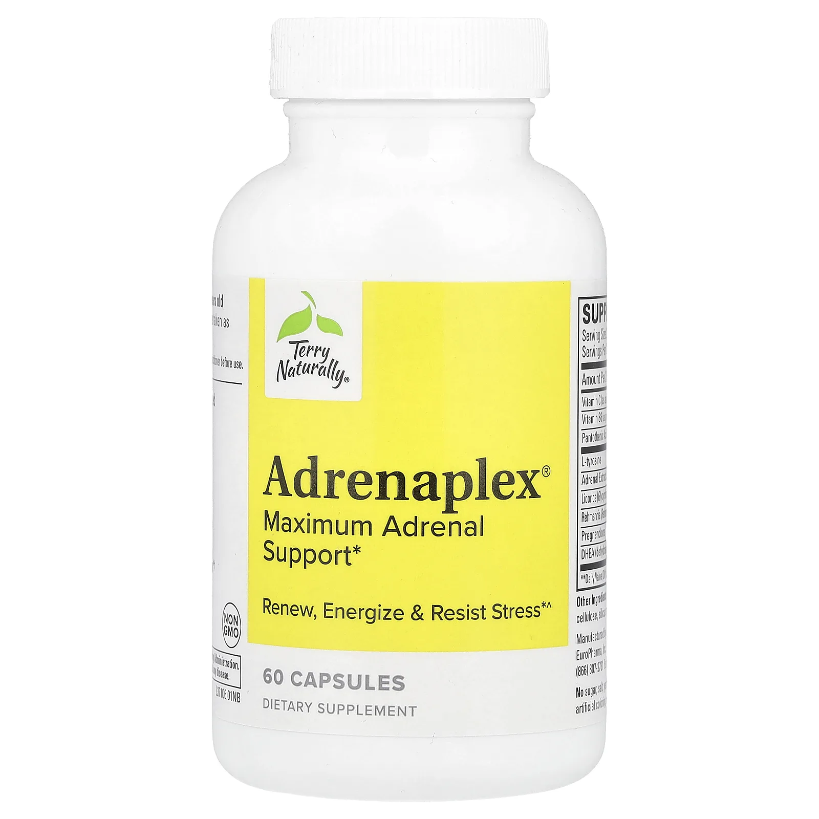 Terry Naturally, Adrenaplex®, 60 капсул
