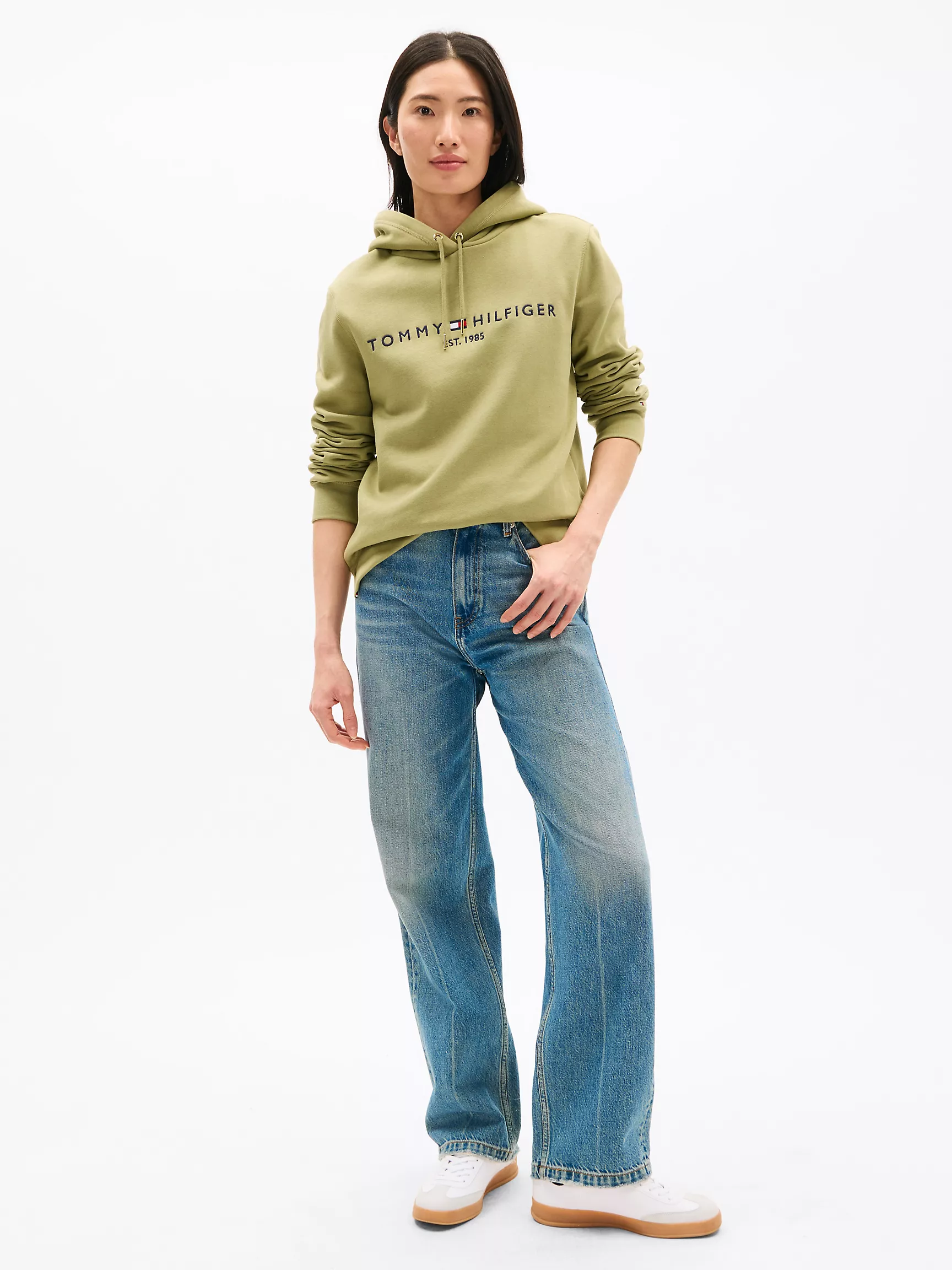 Женское худи Tommy Hilfiger, Худи с вышитым логотипом Tommy