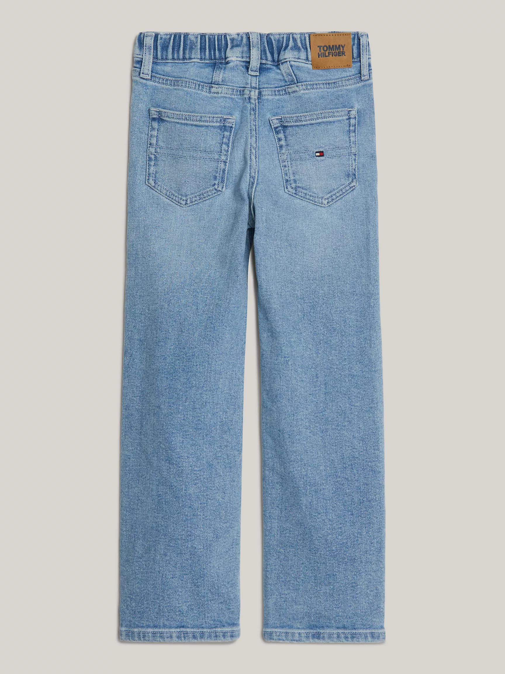 Джинсы для девочек Tommy Hilfiger, Детские джинсы Girlfriend Fit светлой стирки