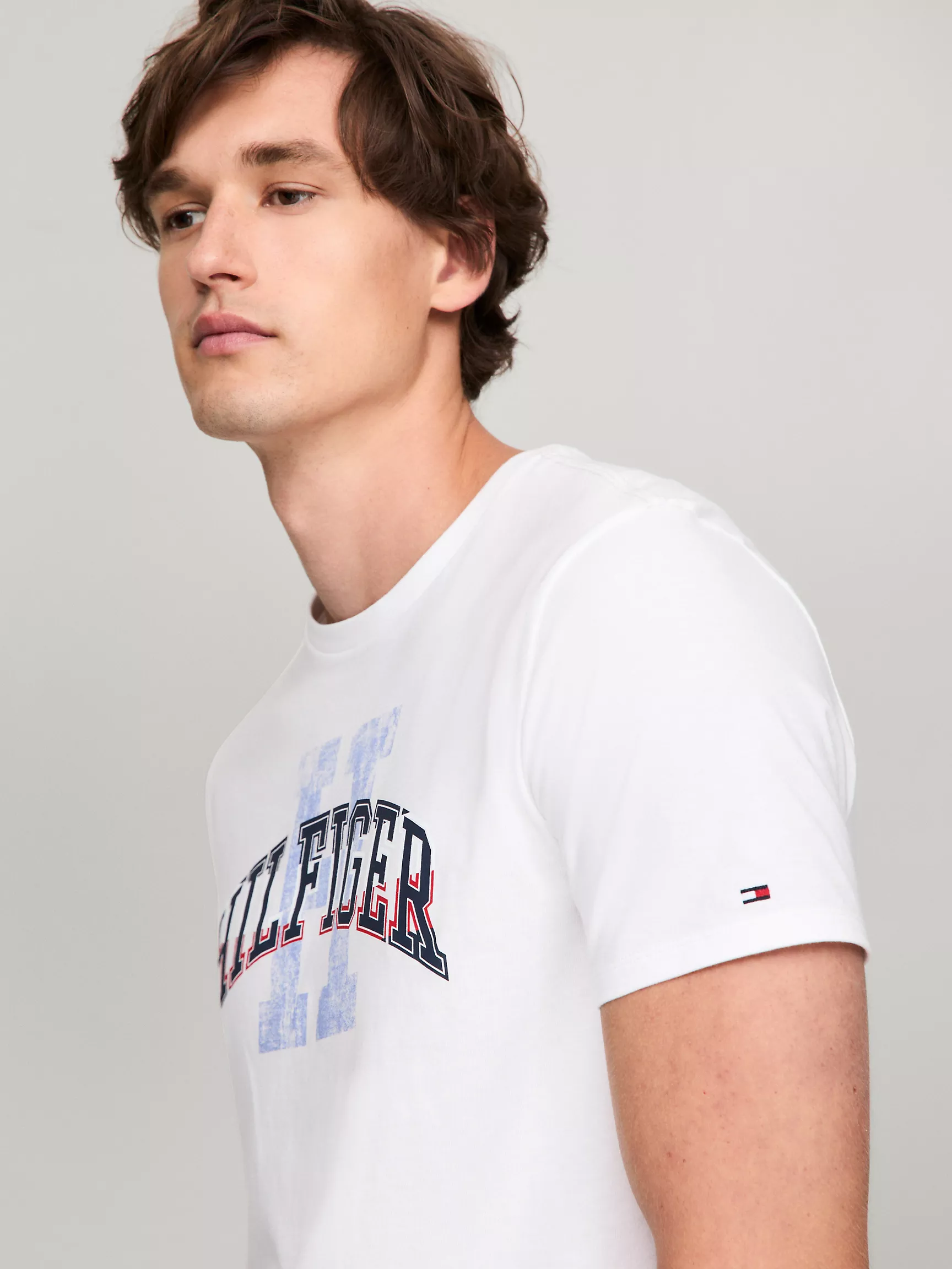 Мужская футболка Tommy Hilfiger, Футболка с графическим логотипом Hilfiger